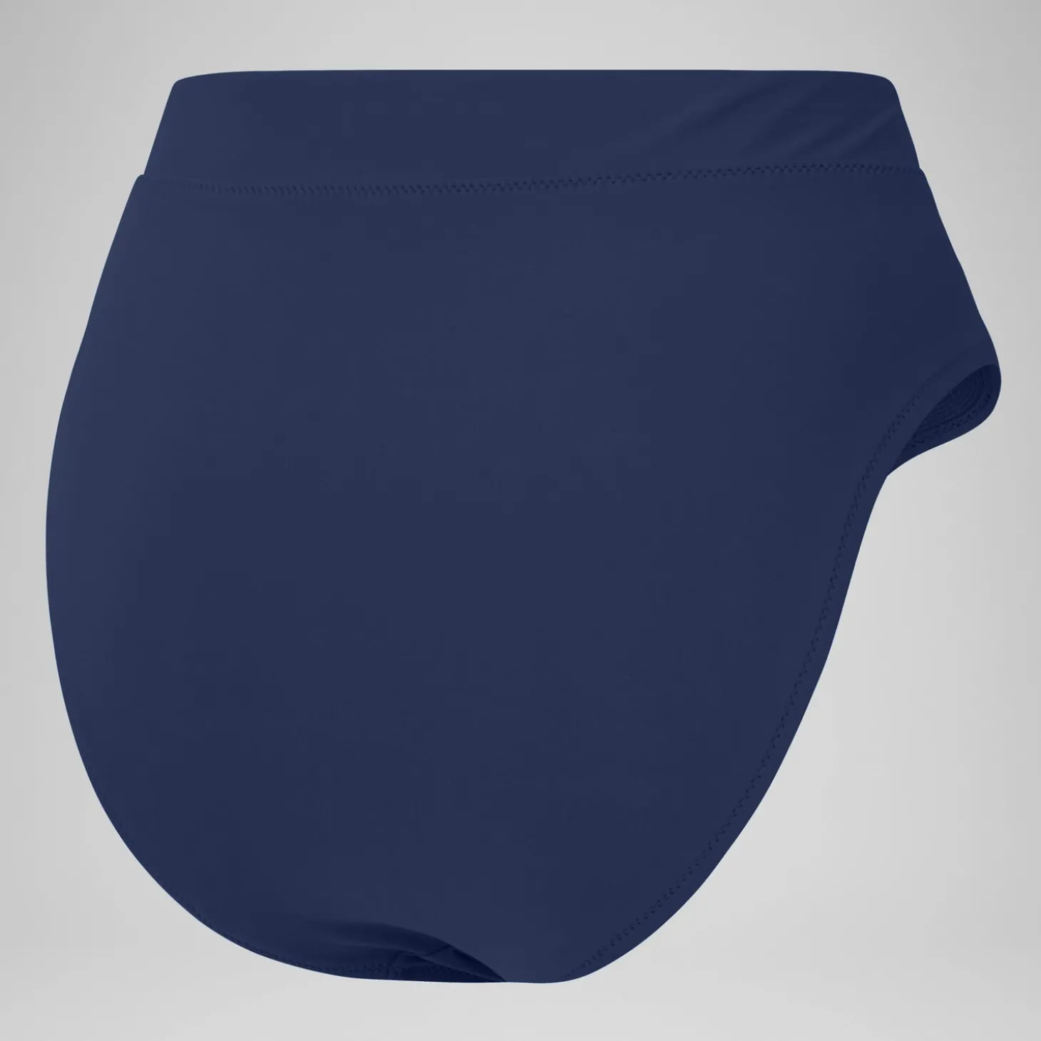 Sale Bas uni taille haute pour Femmes Bleu céruléen Femme Maillots 2 Pièces
