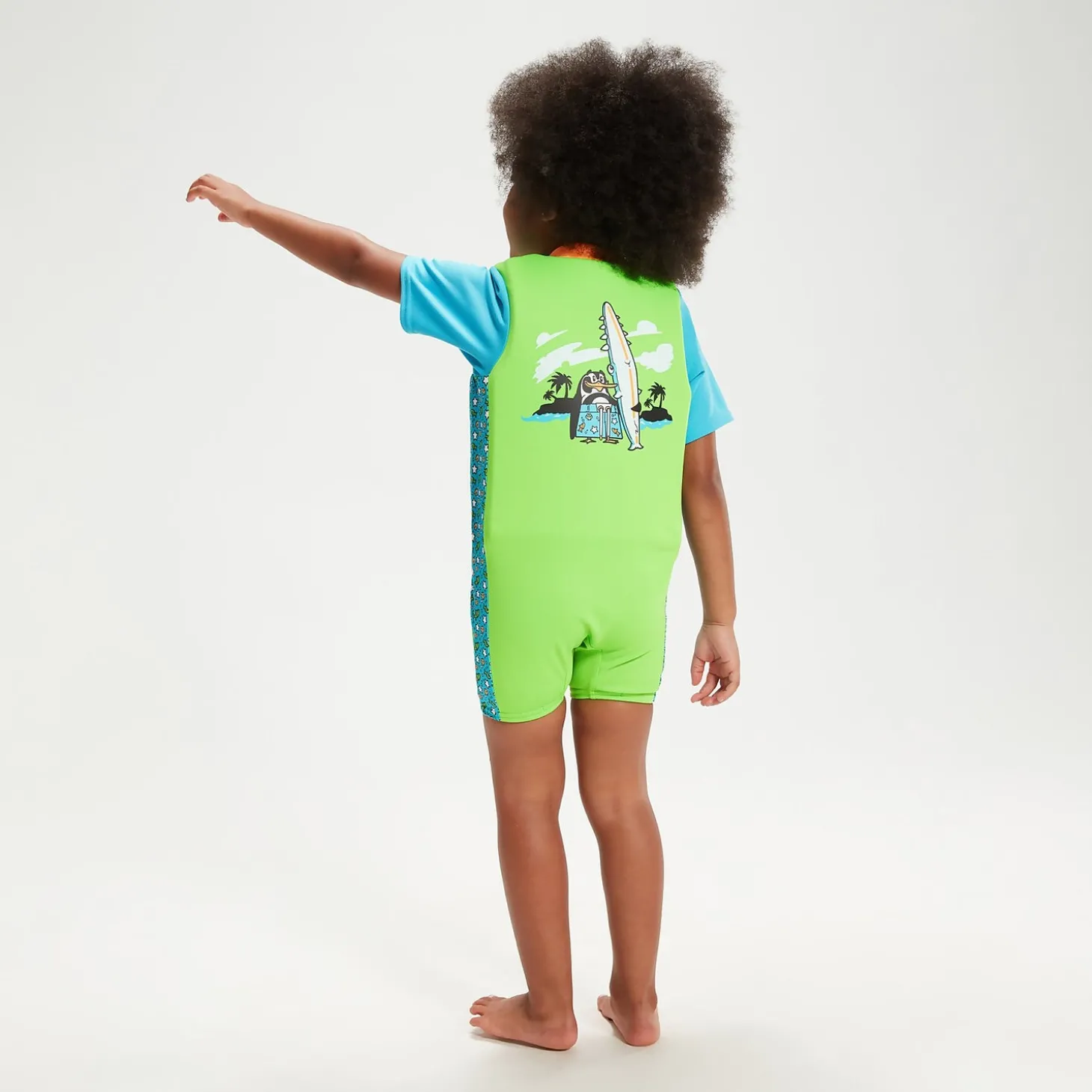 Hot Combinaison de flottaison Bébé Learn to Swim Chima le pingouin africain vert Enfant Accessoires D'apprentissage | Jouets D'éveil
