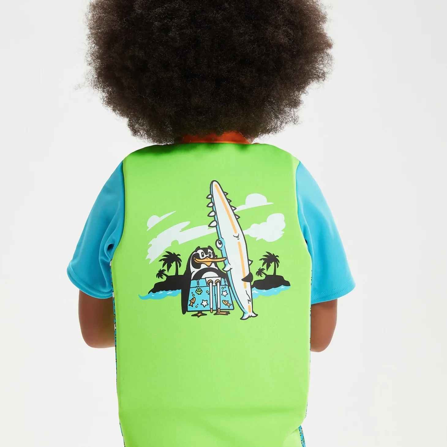 Hot Combinaison de flottaison Bébé Learn to Swim Chima le pingouin africain vert Enfant Accessoires D'apprentissage | Jouets D'éveil