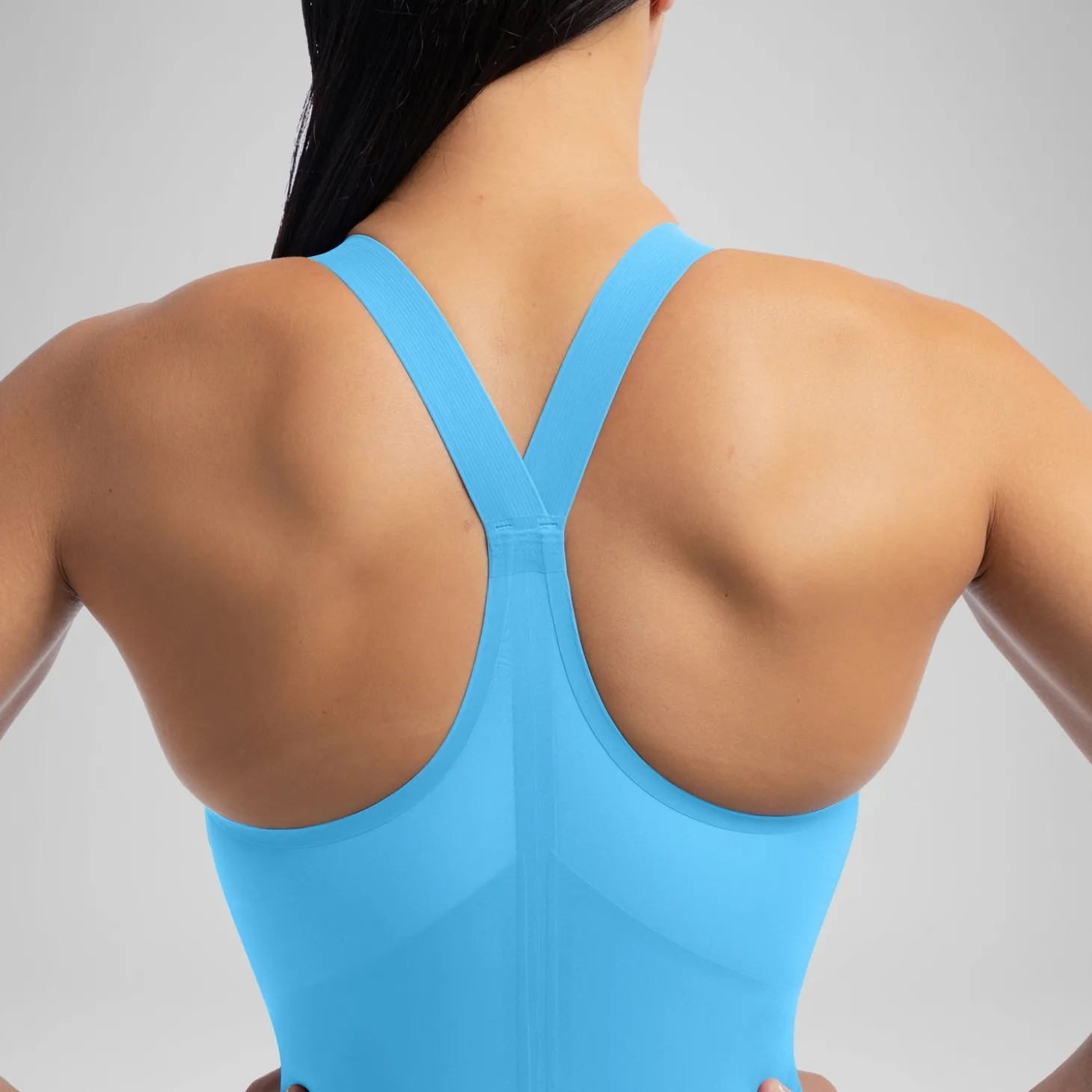Fashion Combinaison partielle à dos fermé - Fastskin LZR Pure Valor 2.0 pour Femmes Bleu/Rouge Femme Compétition