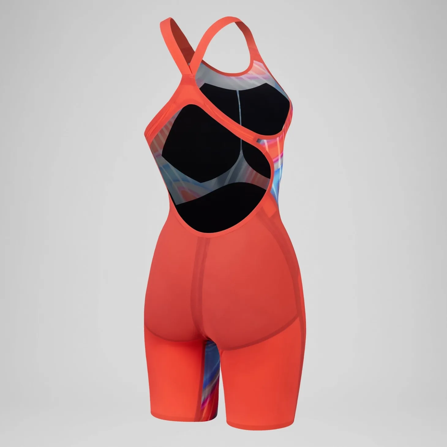 Outlet Combinaison partielle à dos ouvert - Fastskin LZR Pure Valor 2.0 pour Femmes Bleu/Rouge Femme Compétition