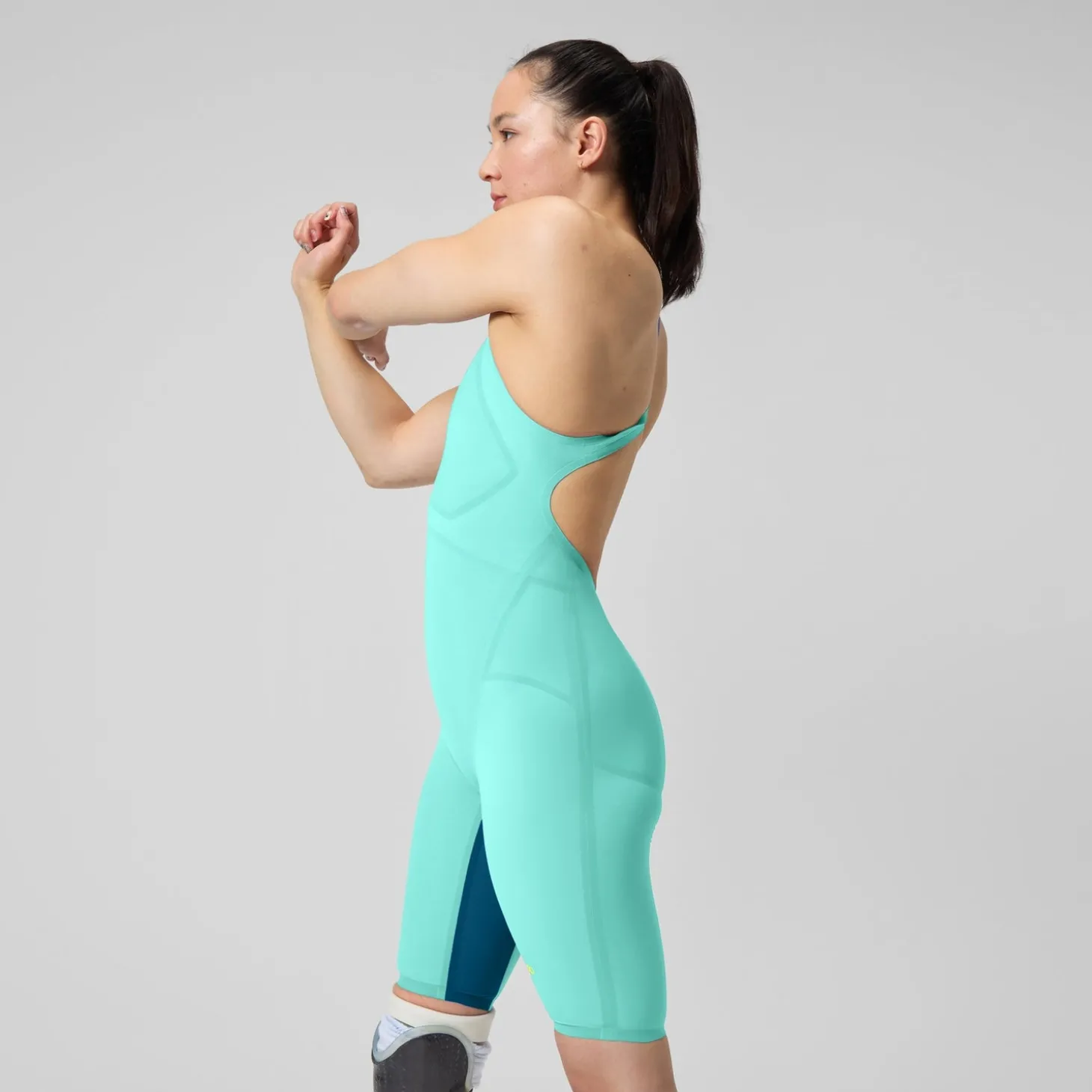 Best Combinaison partielle Femme LZR Pure Valor dos ouvert 2.0 turquoise Femme Compétition
