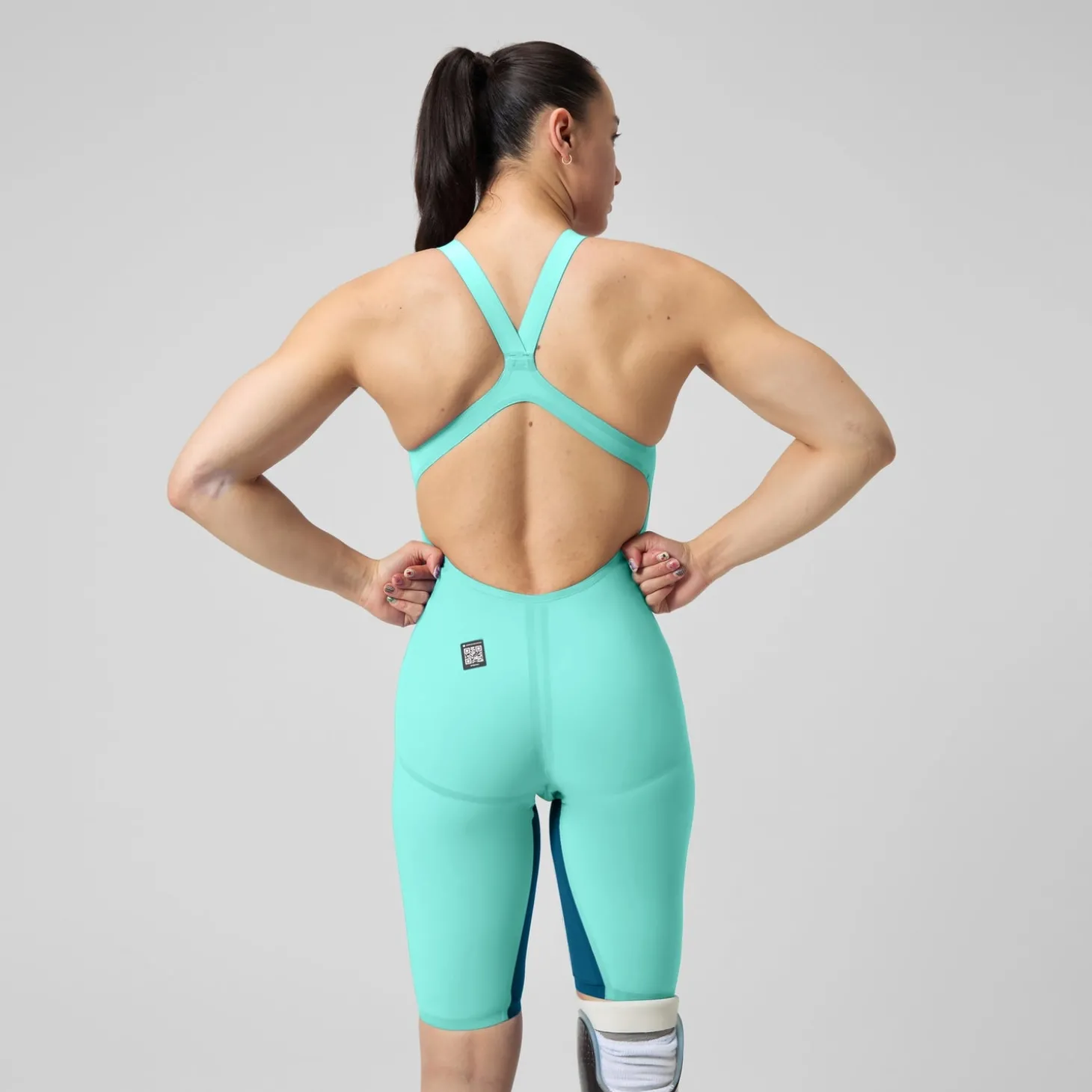 Best Combinaison partielle Femme LZR Pure Valor dos ouvert 2.0 turquoise Femme Compétition