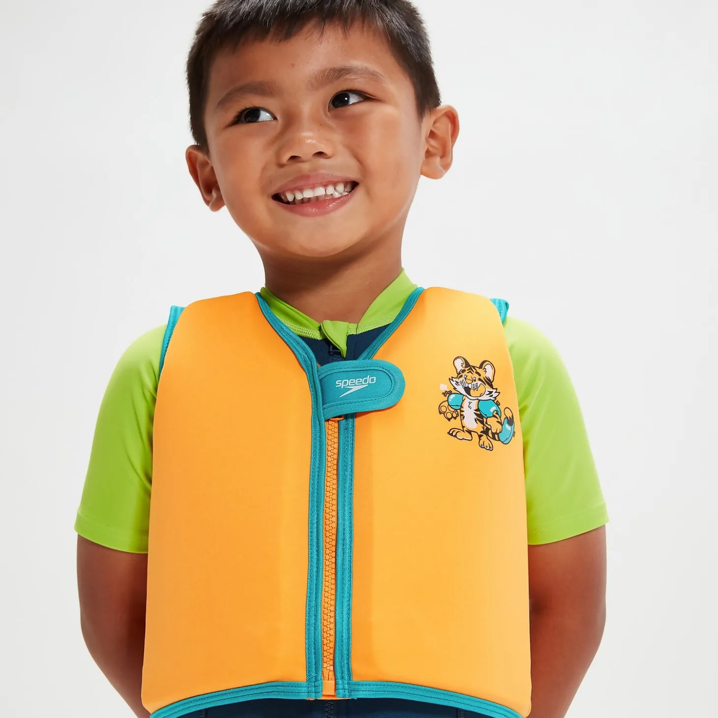 Outlet Gilet de flottaison Bébé Learn to Swim Aanadi le bébé tigre du Bengale orange Enfant Accessoires D'apprentissage | Jouets D'éveil