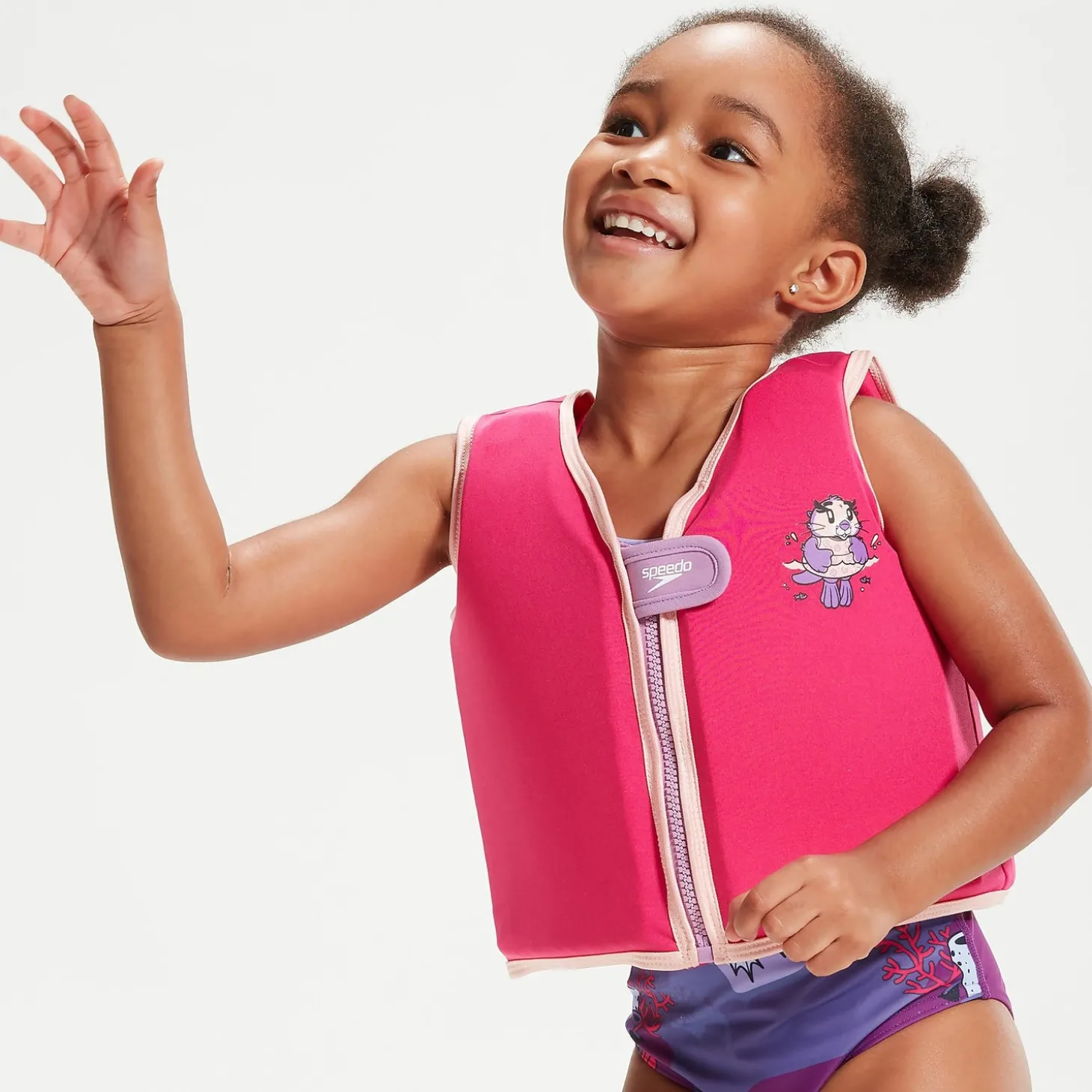 Store Gilet de flottaison Bébé Learn to Swim Aria la loutre de mer rose Enfant Accessoires D'apprentissage | Jouets D'éveil
