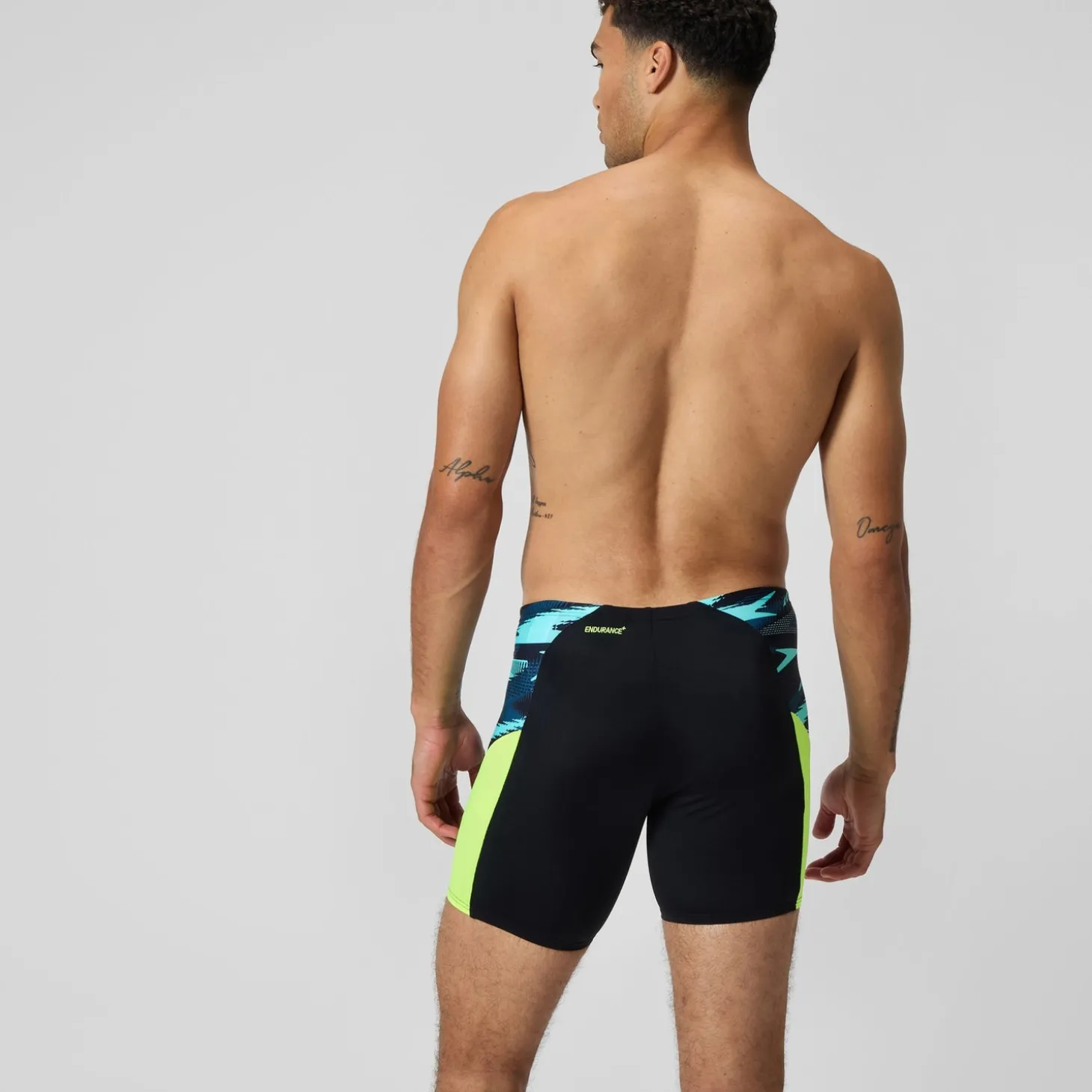 Outlet Jammer court homme END+ MAX Splice noir/jaune Homme Shorts Longs