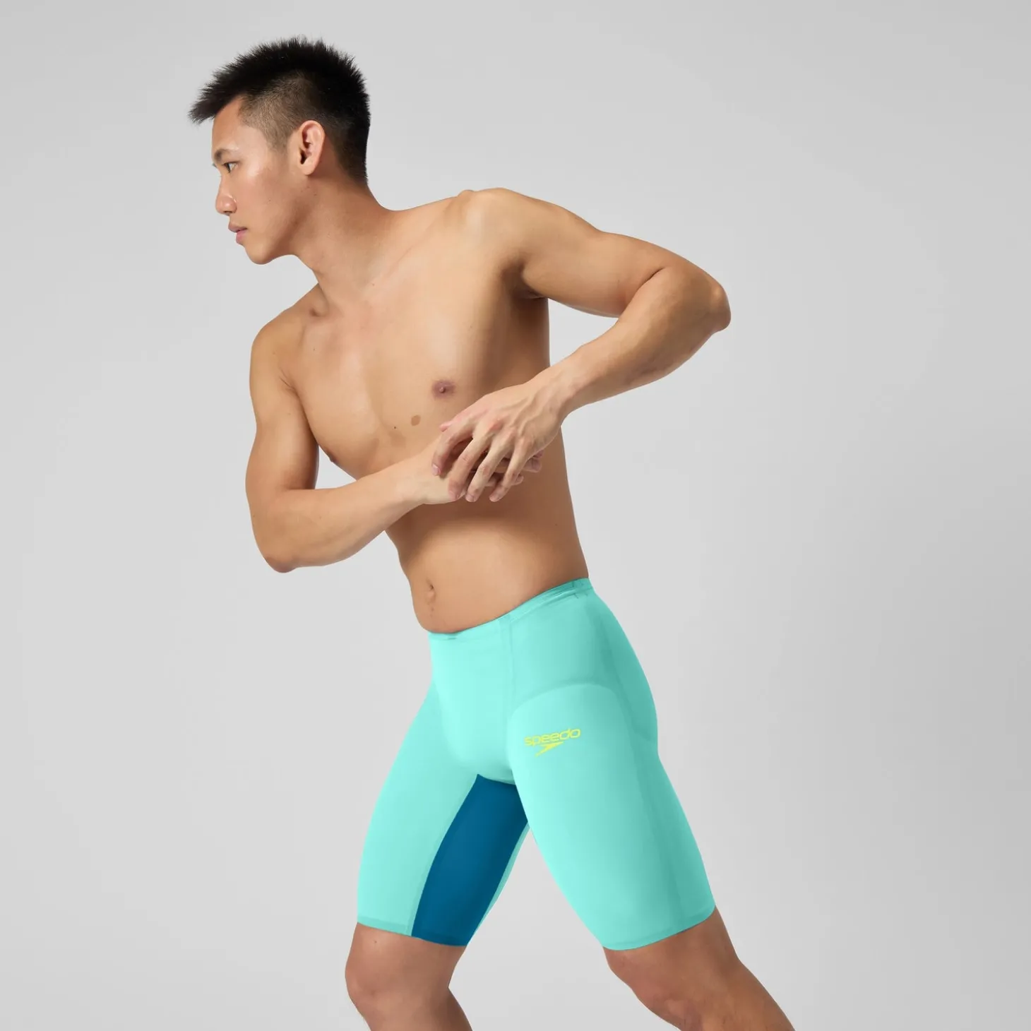 Best Sale Jammer Homme Fastskin LZR Pure Valor taille haute 2.0 turquoise Homme Combinaisons Thriatlon & Eau Libre | Compétition