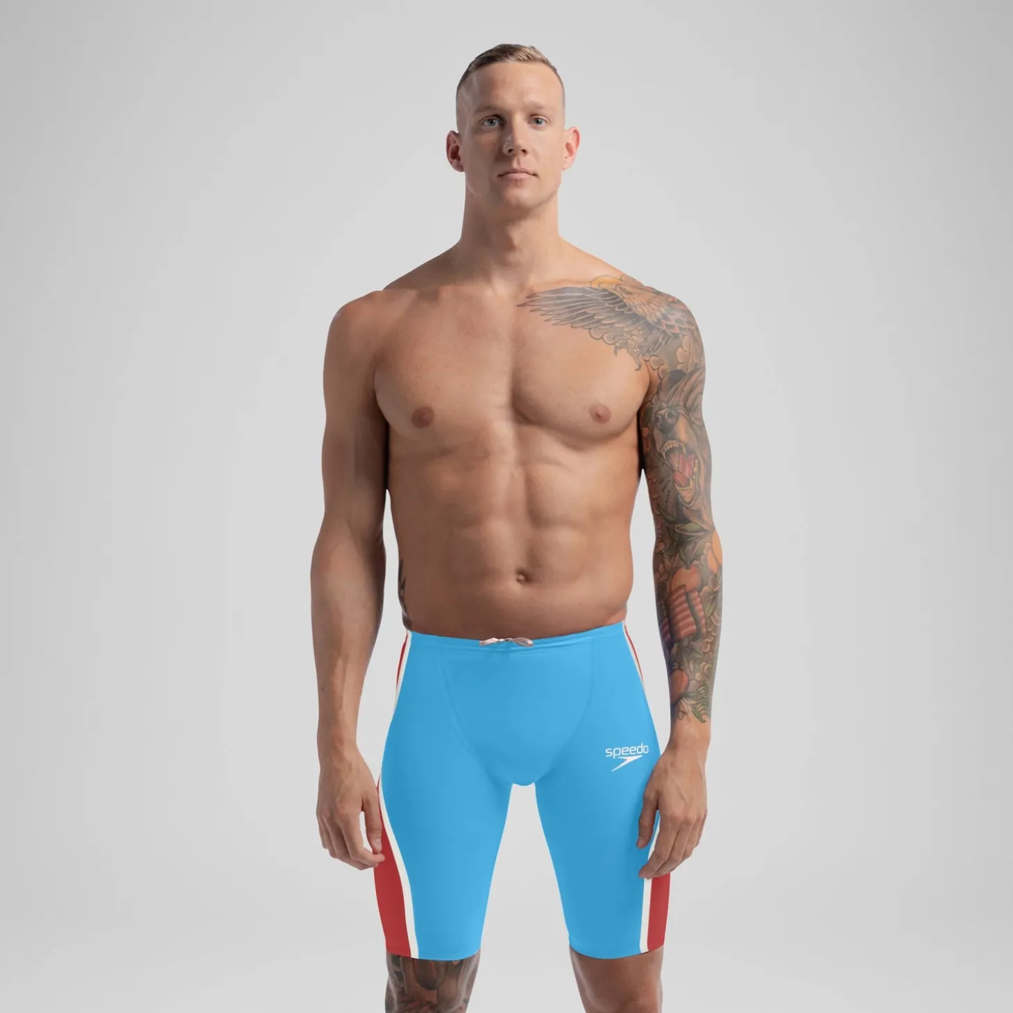 Cheap Jammer taille haute - Fastskin LZR Pure Intent 2.0 pour Hommes Bleu/Rouge Homme Combinaisons Thriatlon & Eau Libre | Compétition