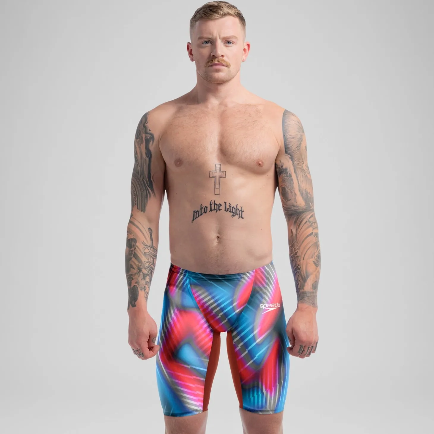 Best Sale Jammer taille haute - Fastskin LZR Pure Valor 2.0 pour Hommes Bleu/Rouge Homme Combinaisons Thriatlon & Eau Libre | Compétition