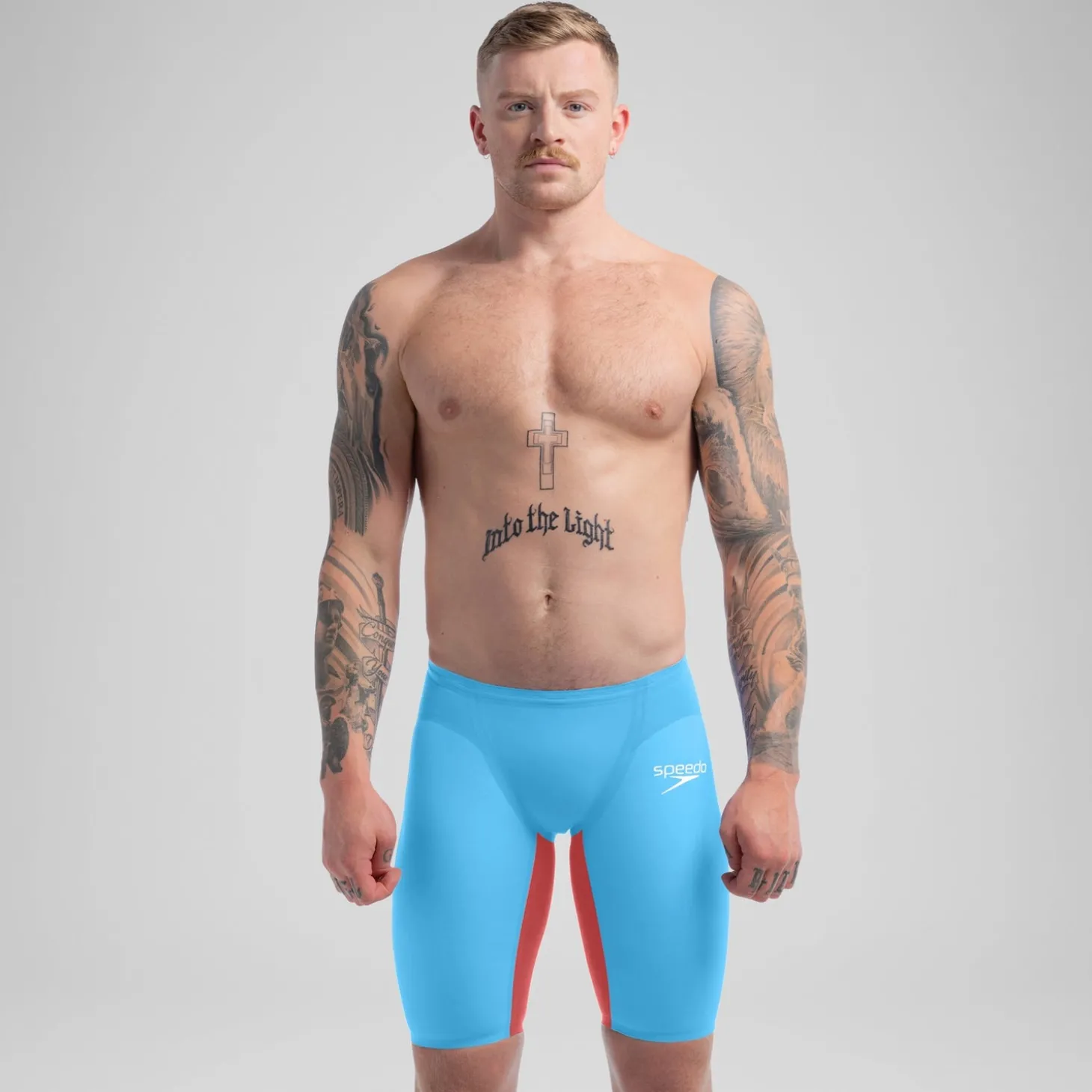 Best Jammer taille haute - Fastskin LZR Pure Valor 2.0 pour Hommes Bleu/Rouge Homme Combinaisons Thriatlon & Eau Libre | Compétition