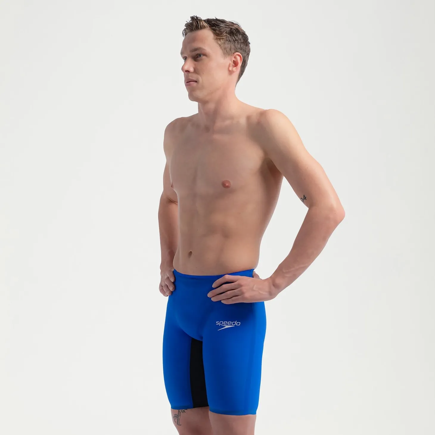 Outlet Jammer taille haute Homme Fastskin LZR Pure Valor 2.0 Bleu/Noir Homme Combinaisons Thriatlon & Eau Libre | Compétition