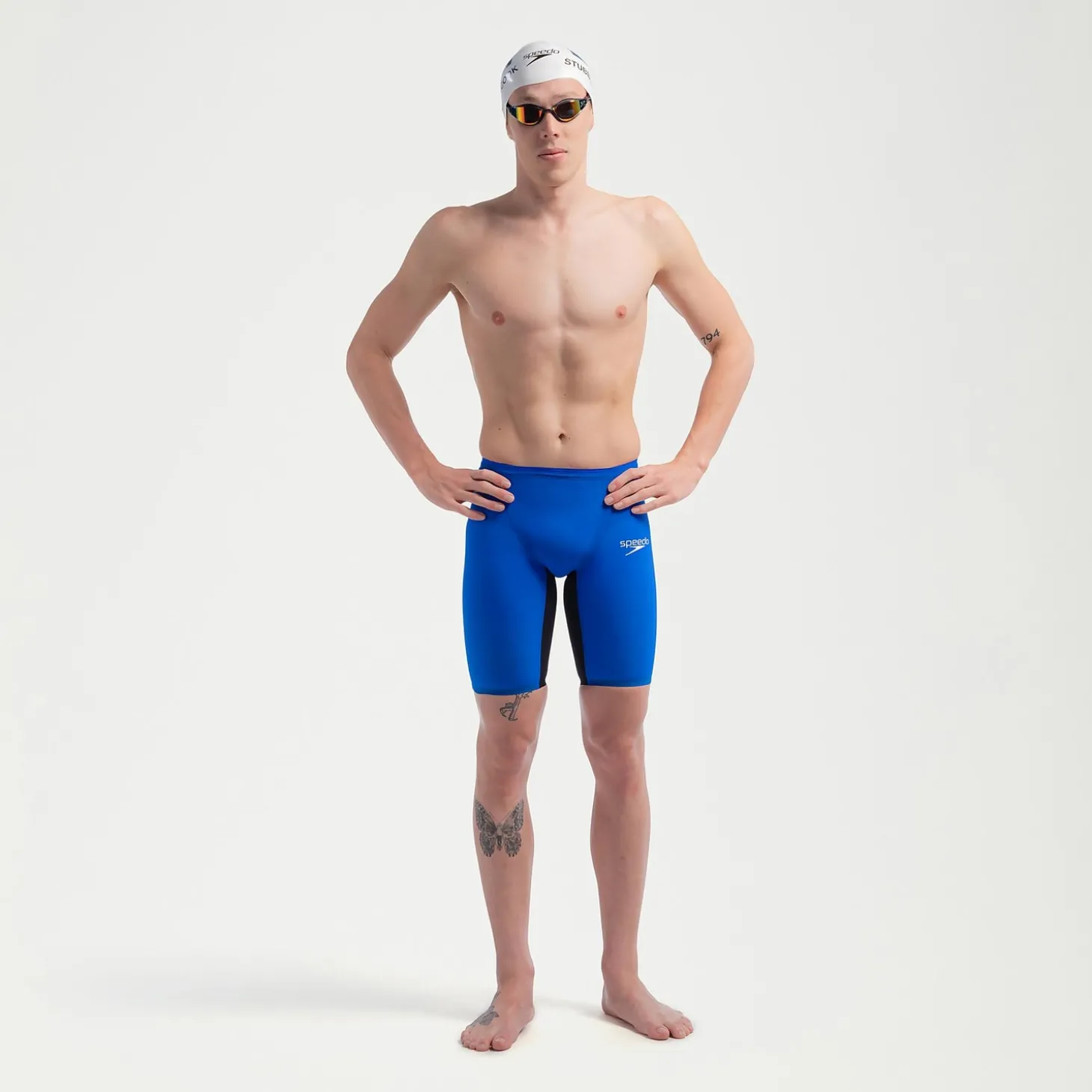 Outlet Jammer taille haute Homme Fastskin LZR Pure Valor 2.0 Bleu/Noir Homme Combinaisons Thriatlon & Eau Libre | Compétition