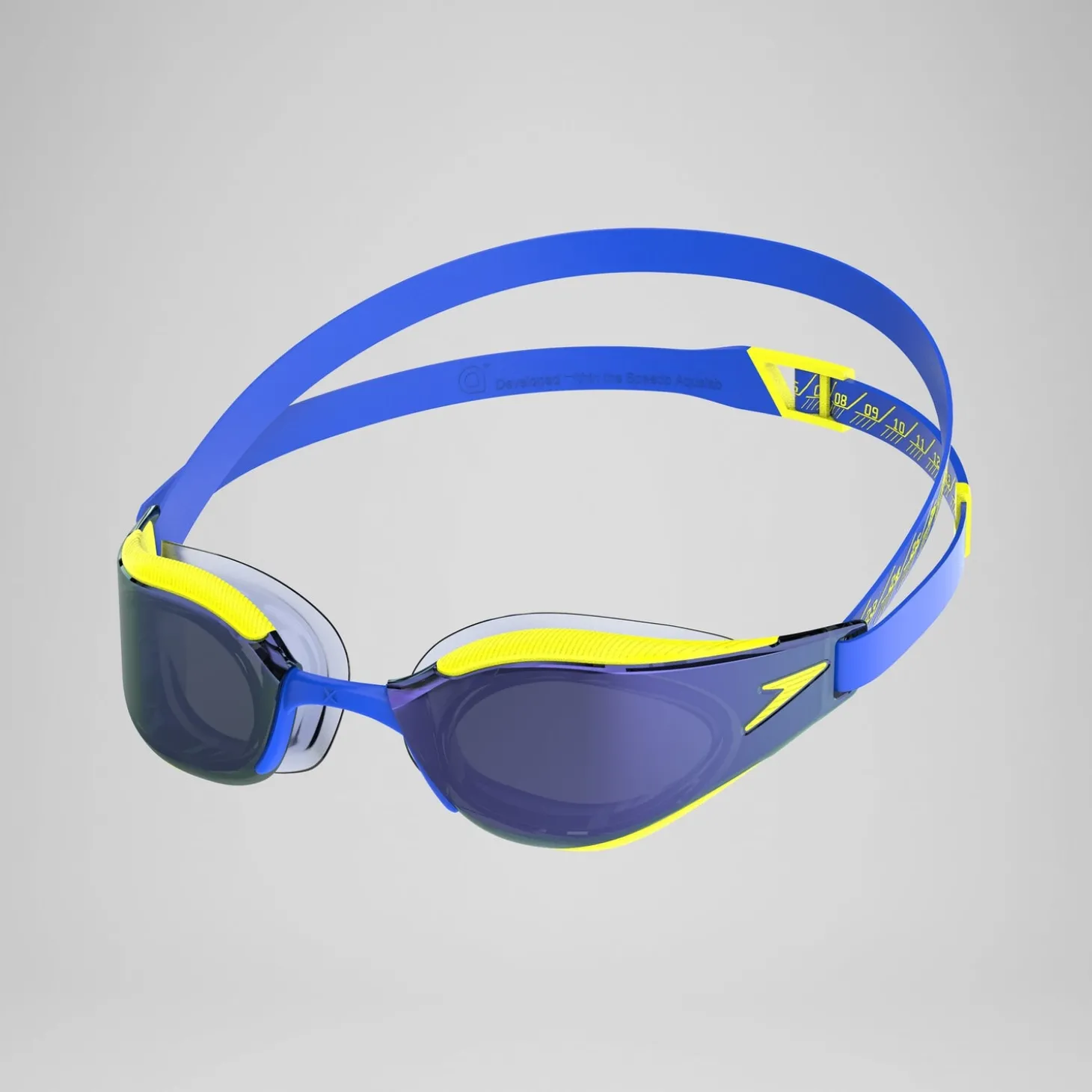 Online Lunettes de natation Adulte Fastskin Hyper Elite Miroir bleu/jaune Femme Compétition | Compétition