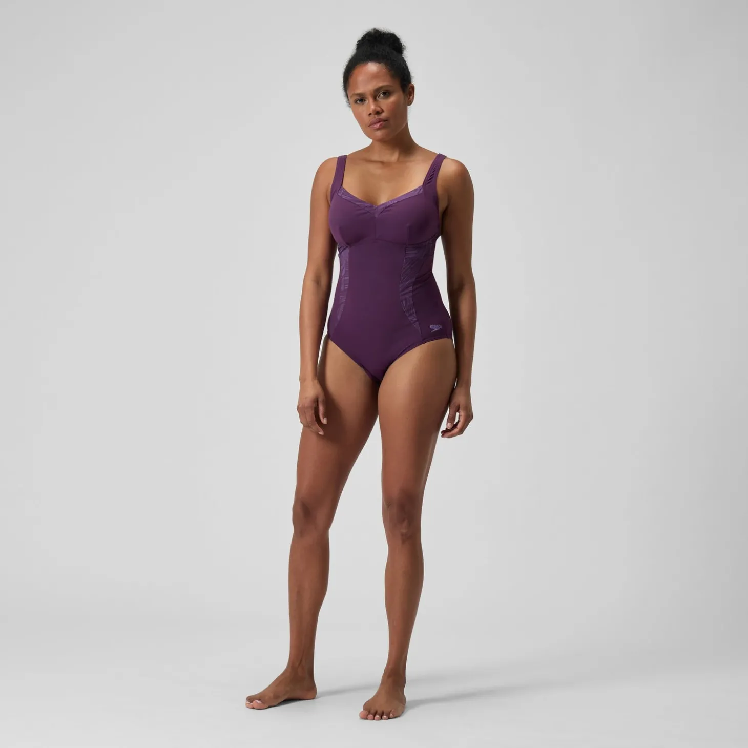Store Maillot de bain 1 pièce à imprimé Shaping LunaElustre pour Femmes Prune dandy Femme Maillots Galbant