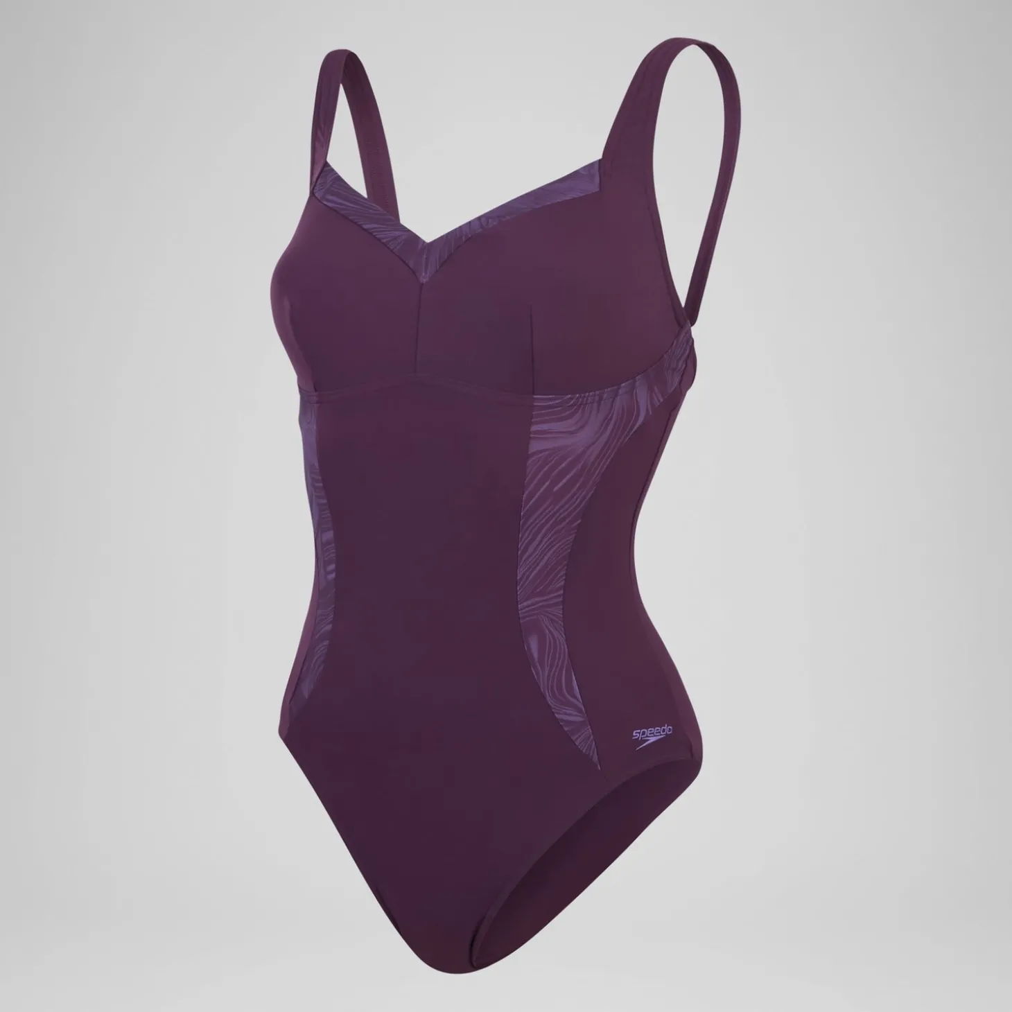 Store Maillot de bain 1 pièce à imprimé Shaping LunaElustre pour Femmes Prune dandy Femme Maillots Galbant