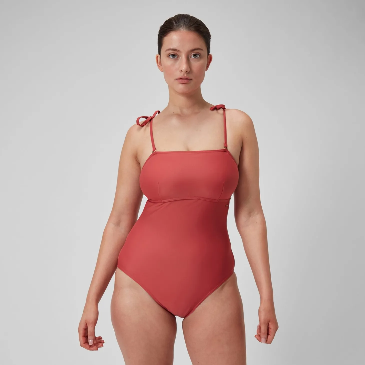 Sale Maillot de bain bandeau 1 pièce Shaping pour Femmes Poussière spatiale Femme Maillots Galbant