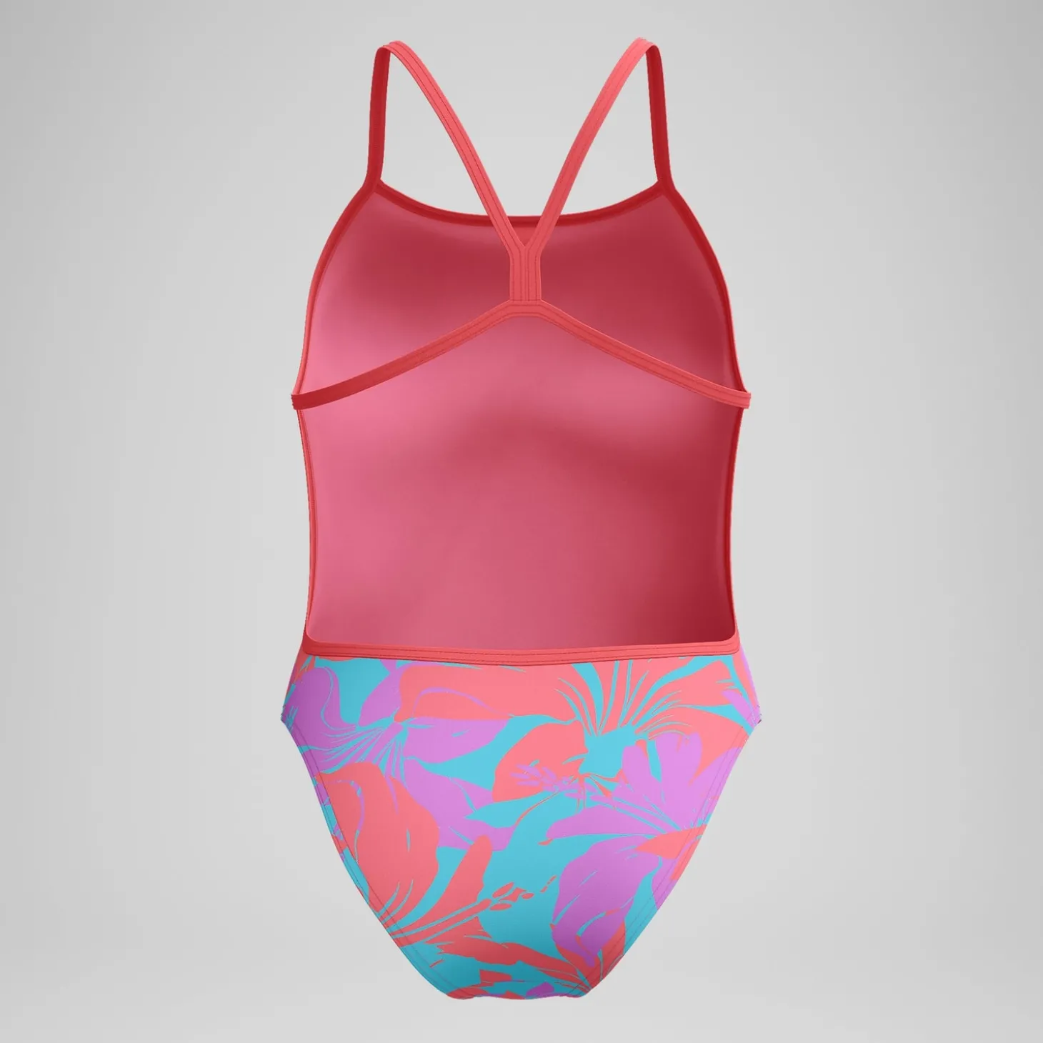 Online Maillot de bain Femme Club Training dos en V et imprimé rose/vert Femme Maillots 1 Pièce