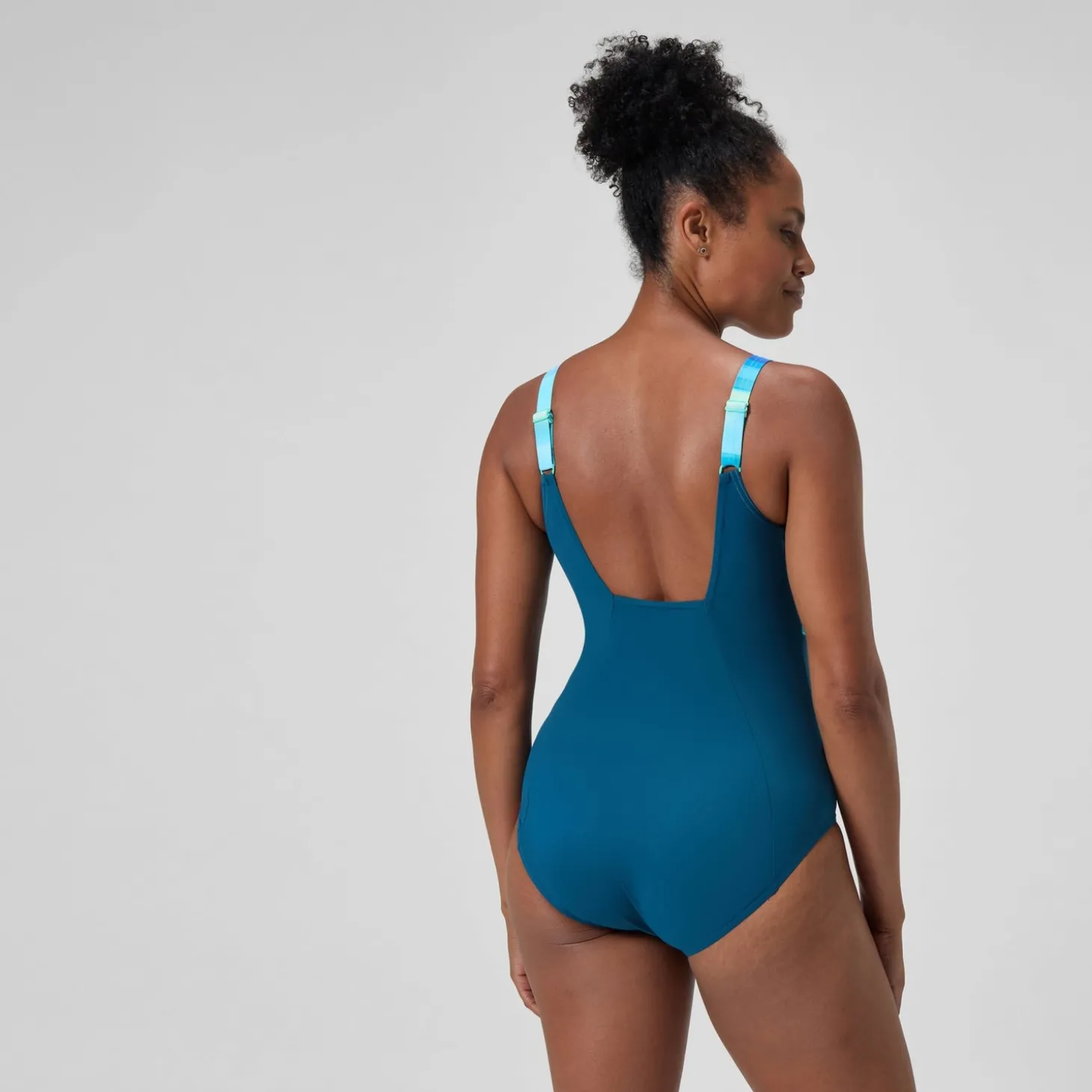 Best Maillot de bain Femme effet galbant imprimé Contour Eclipse sarcelle foncé/vert Femme Maillots 1 Pièce