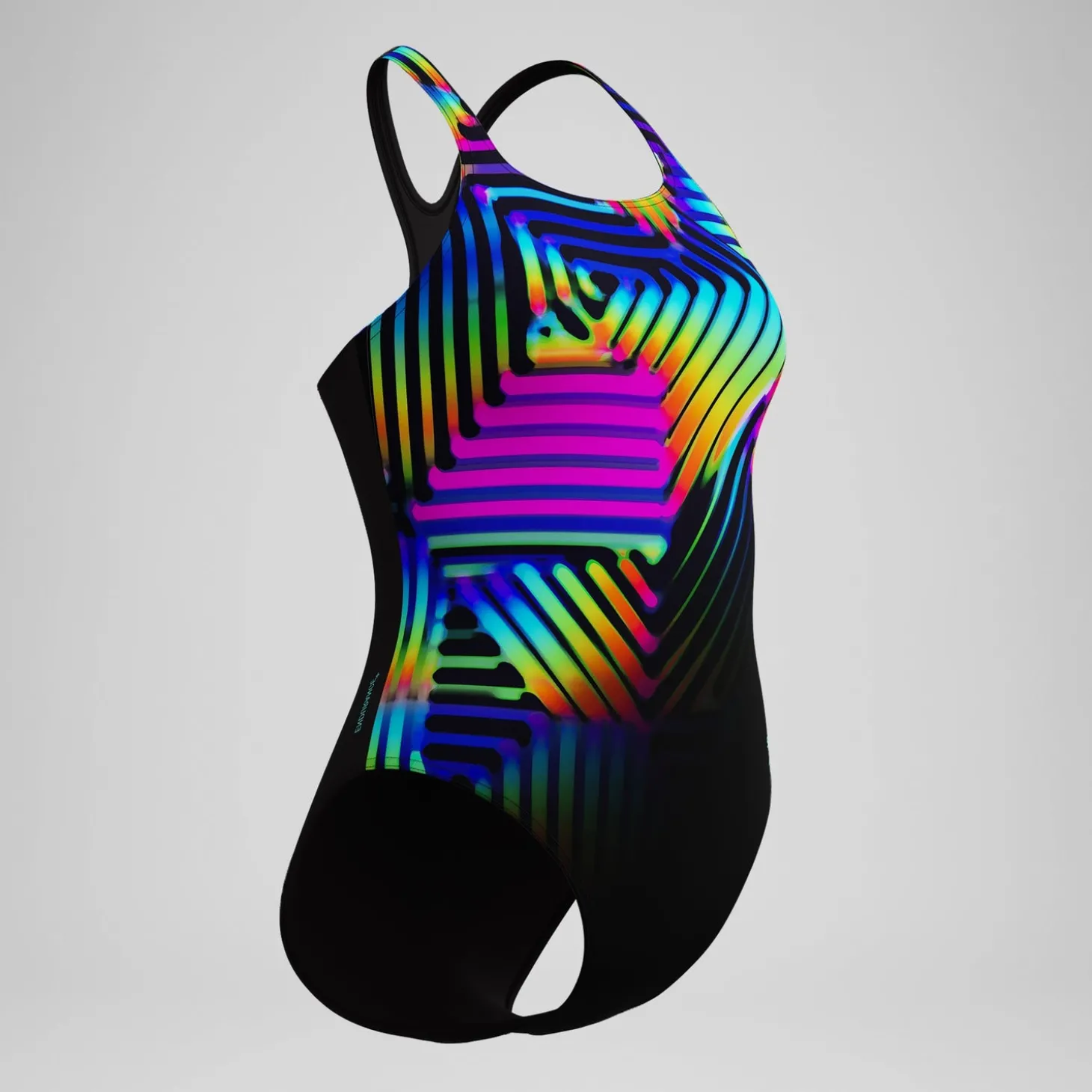 Best Sale Maillot de bain Femme Medalist imprimé numérique noir Femme Maillots 1 Pièce