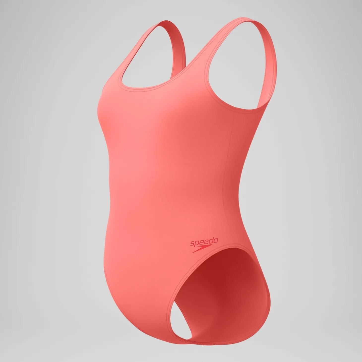 Store Maillot de bain Femme texturé à dos en U Deep corail Femme Maillots 1 Pièce