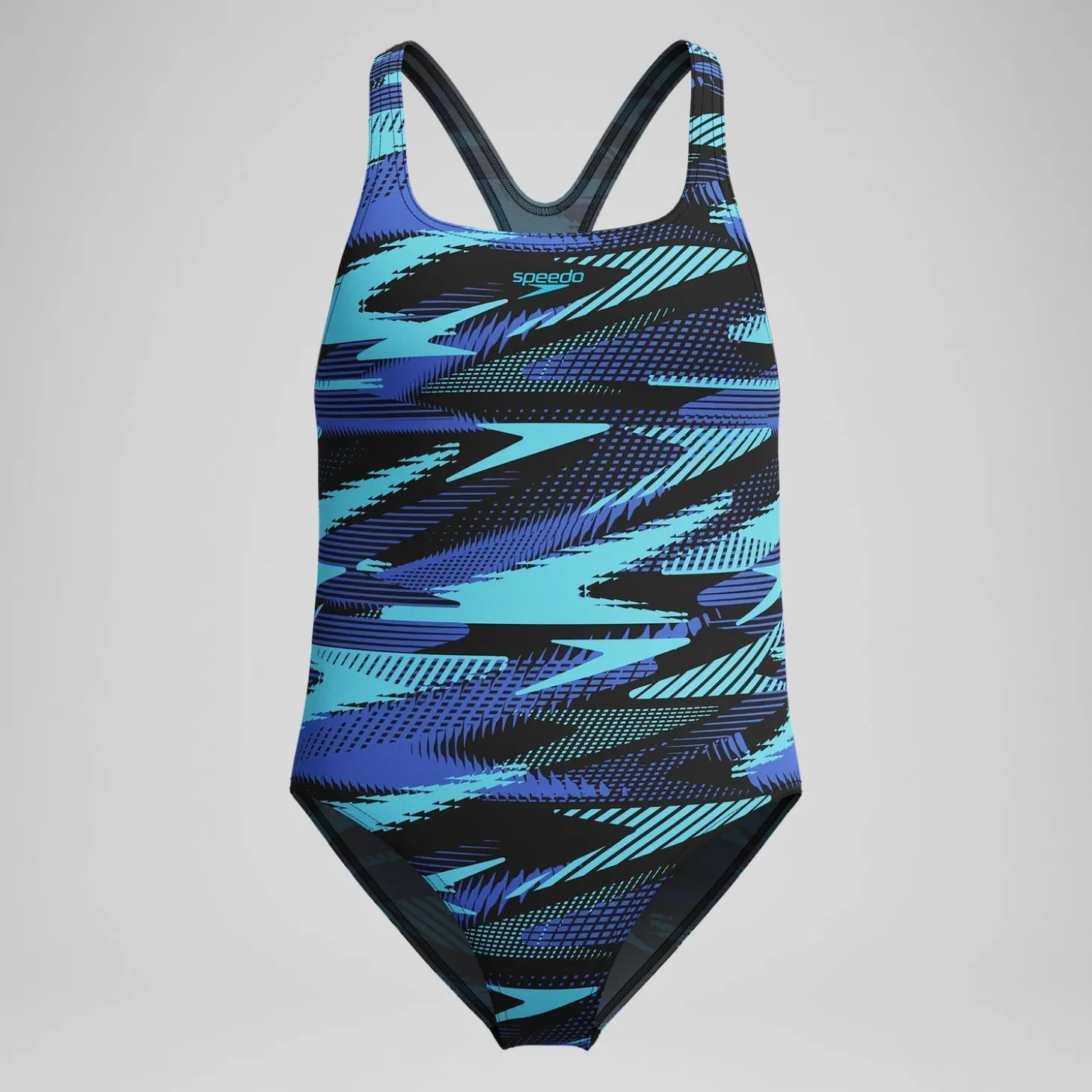 Discount Maillot de bain Fille HyperBoom Medalist imprimé bleu Enfant Maillots De Bain