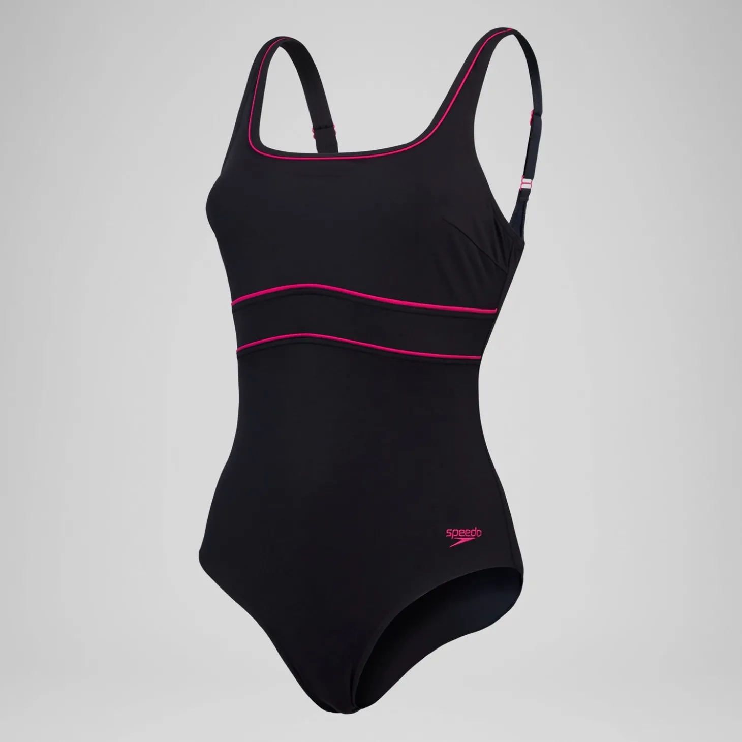 Flash Sale Maillot de bain gainant Femmes ContourEclipse pour Femmes Noir/Magenta brume Femme Maillots Galbant