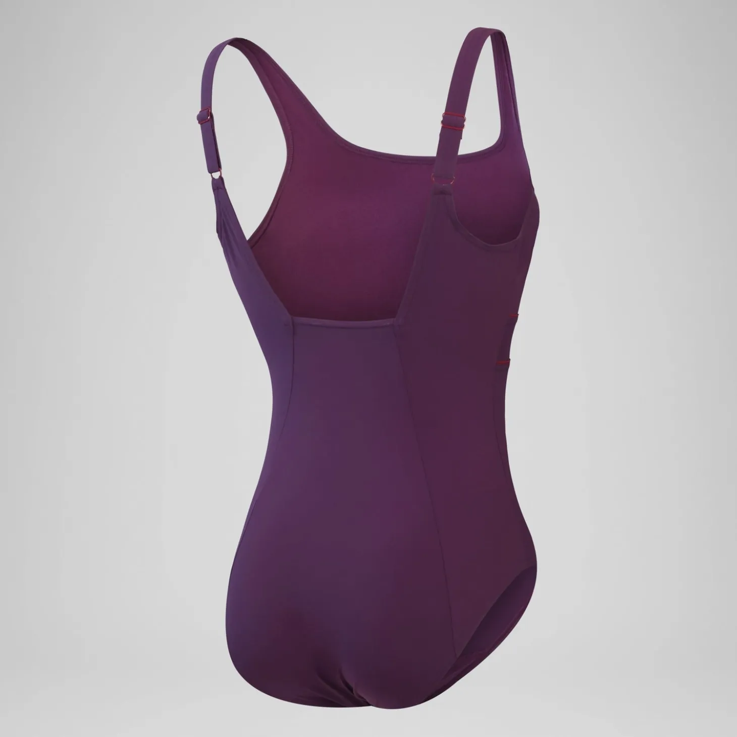 Best Sale Maillot de bain gainant Femmes ContourEclipse pour Femmes Prune dandy/Rouge basque Femme Maillots Galbant