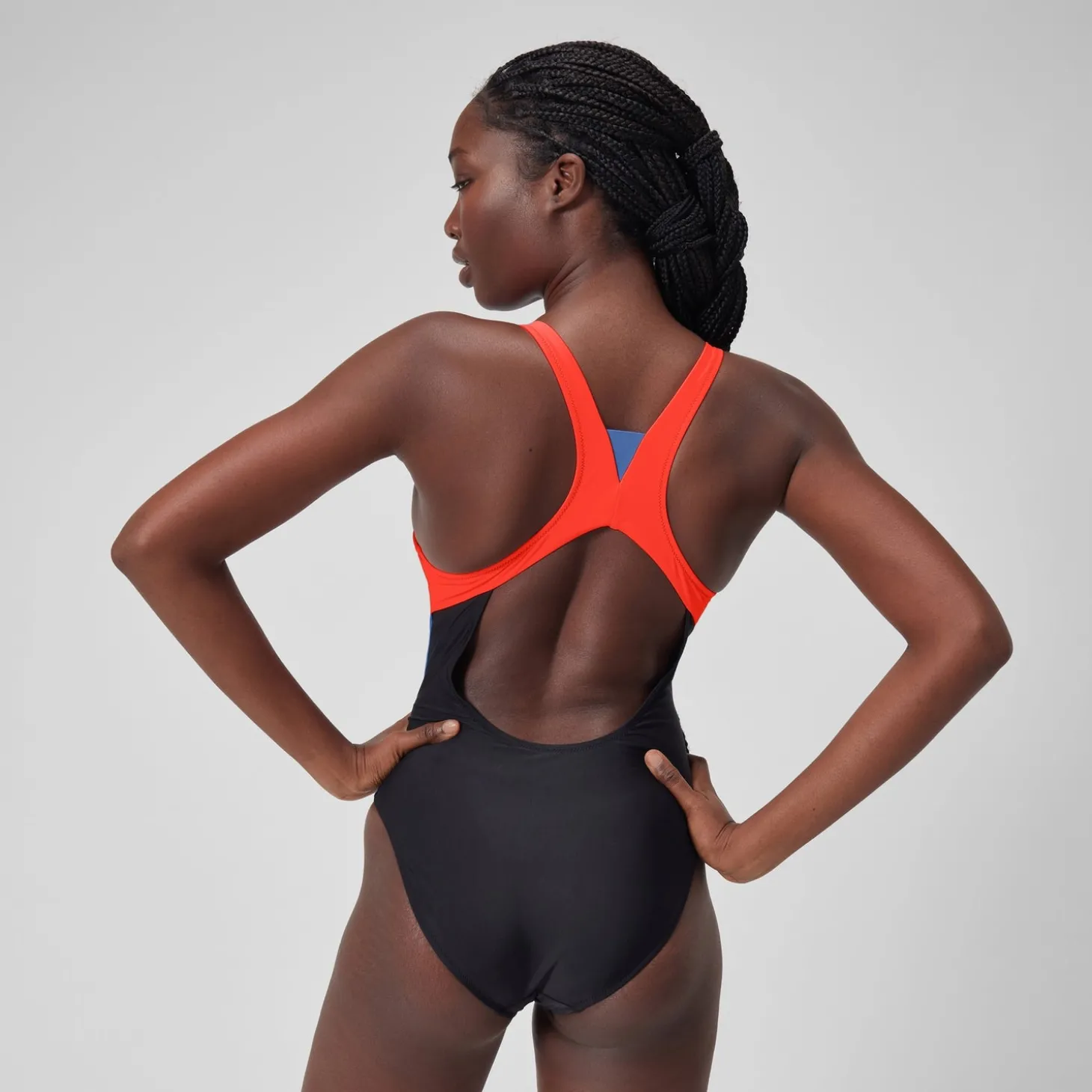 New 1 pièce color-block zippé pour Femmes Dragon Fire Femme Maillots 1 Pièce