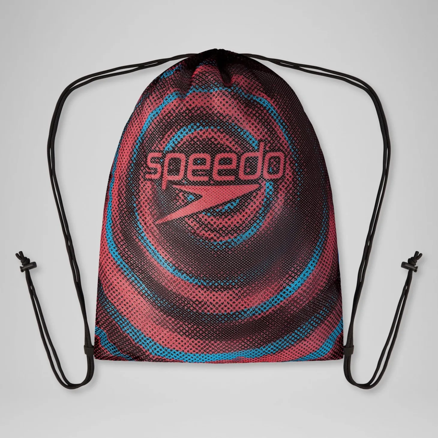 Discount Sac en filet imprimé Noir/Bleu picton/Rouge sirène Femme Masques Tuba |