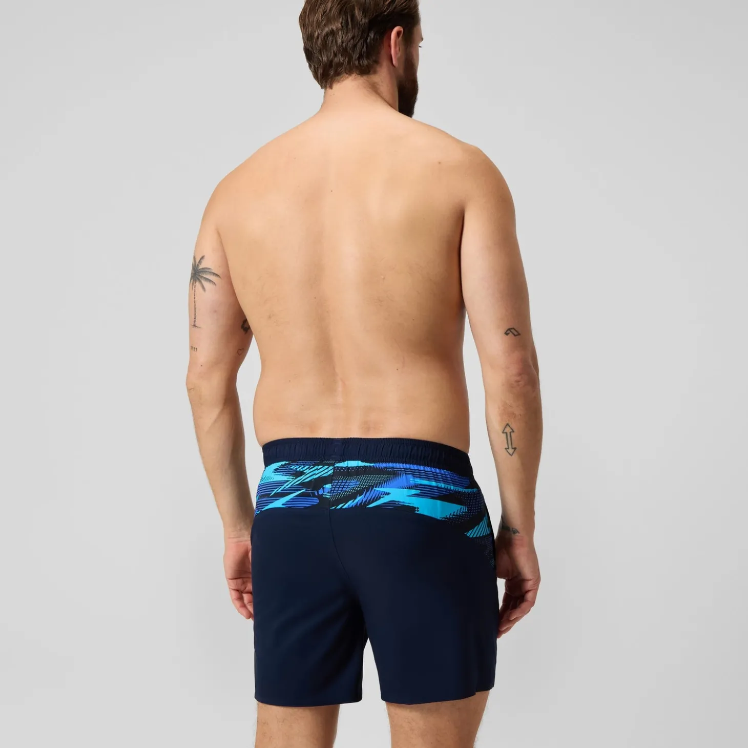 Flash Sale Short de bain homme à empiècement XPRESS LITE 16 pouces bleu Homme Shorts De Bain