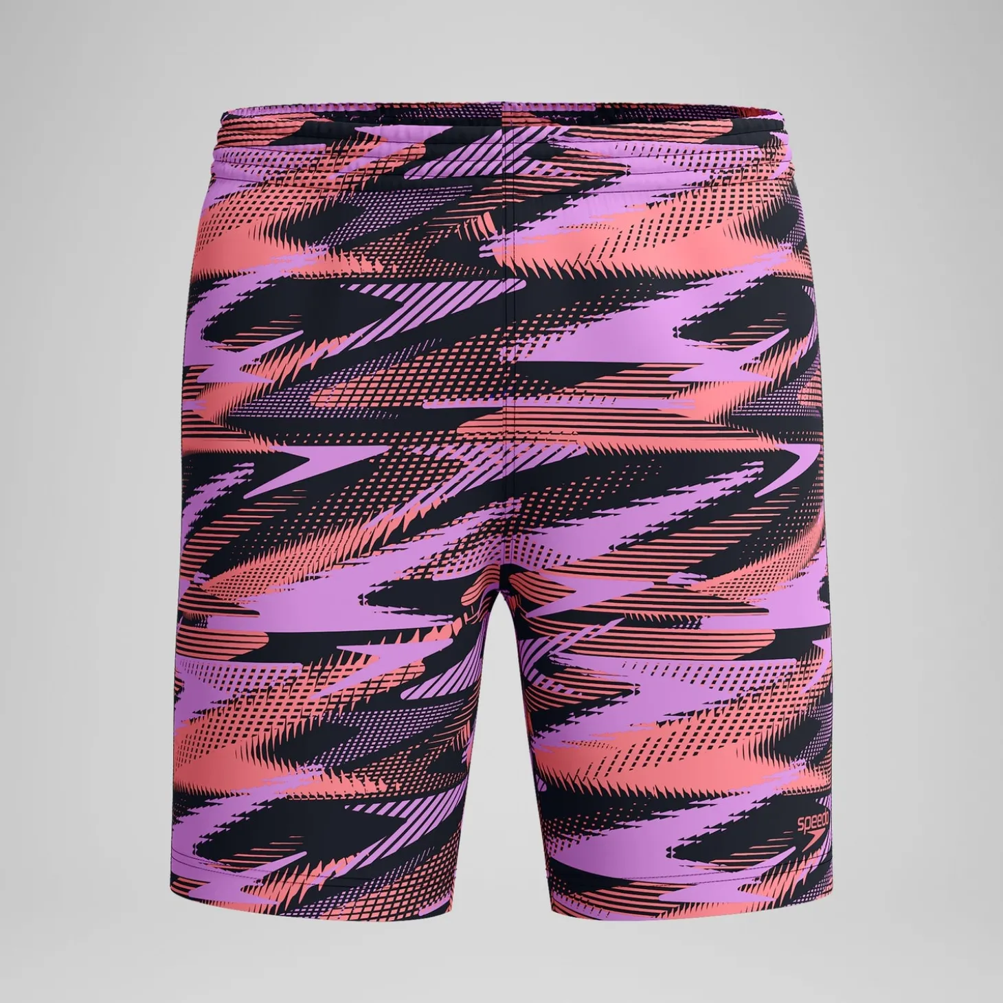 Flash Sale Short de bain homme à empiècement XPRESS LITE 16 pouces noir/rose Homme Shorts De Bain