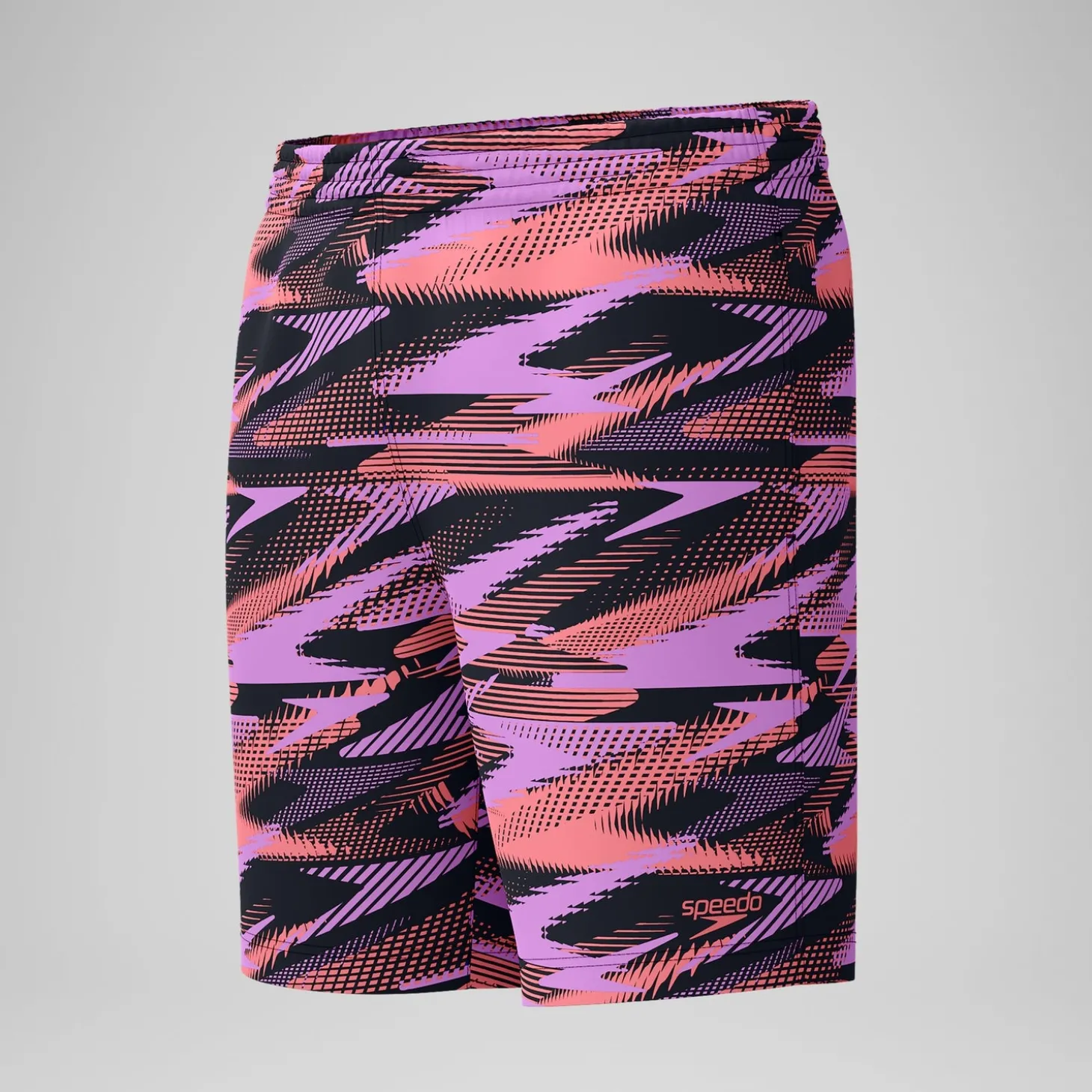 Flash Sale Short de bain homme à empiècement XPRESS LITE 16 pouces noir/rose Homme Shorts De Bain