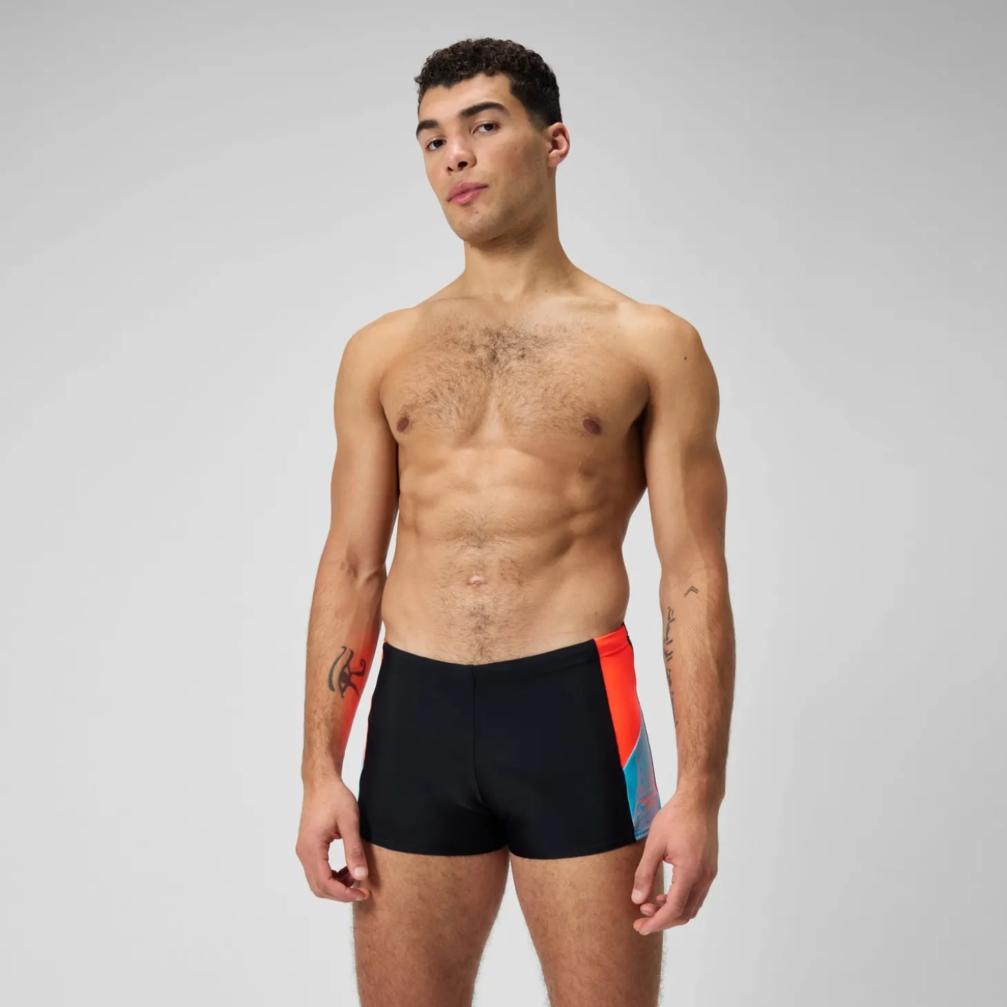 Flash Sale Short de bain Hommes Dive pour Hommes Noir/Rouge sirène/Bleu picton Homme Aquashorts