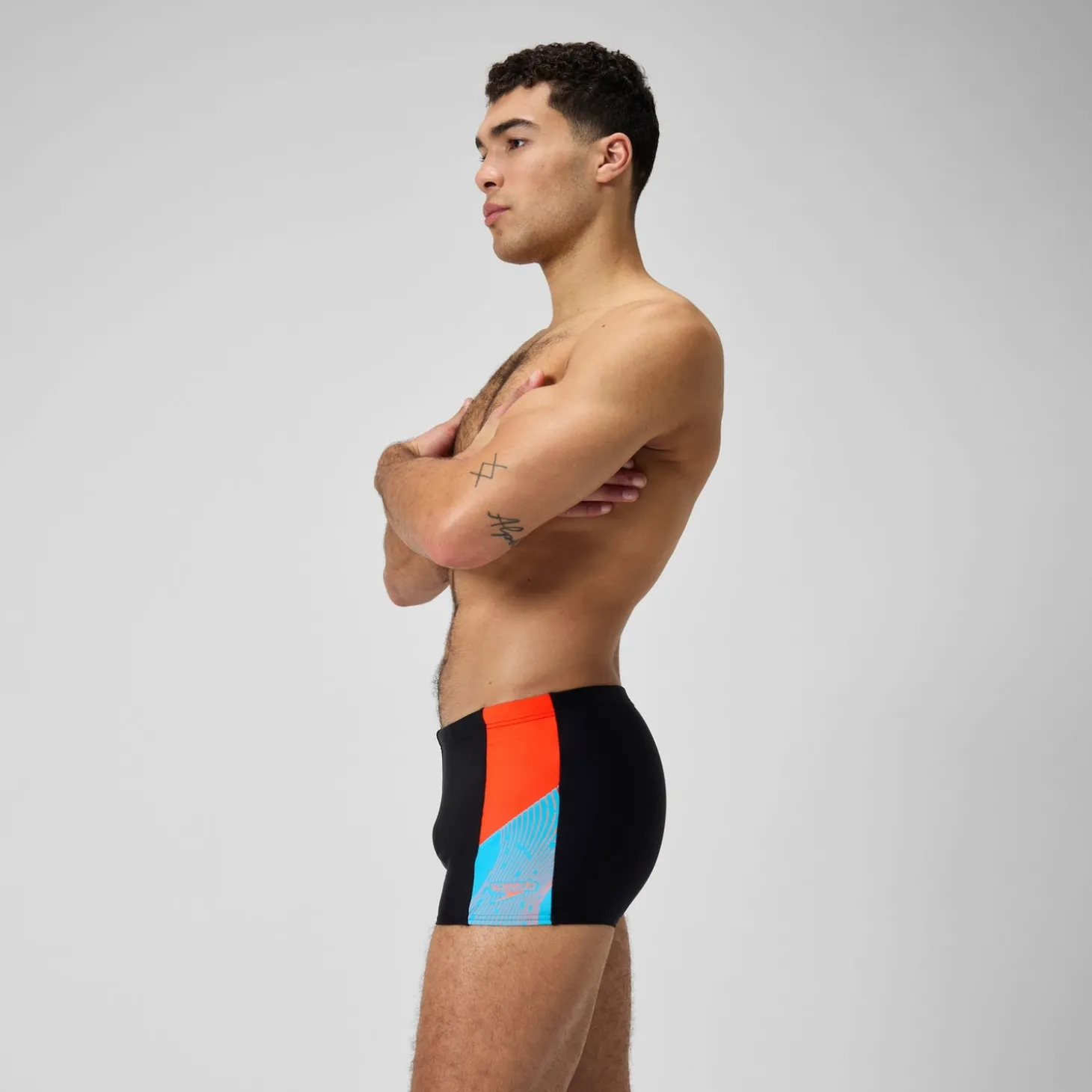 Flash Sale Short de bain Hommes Dive pour Hommes Noir/Rouge sirène/Bleu picton Homme Aquashorts