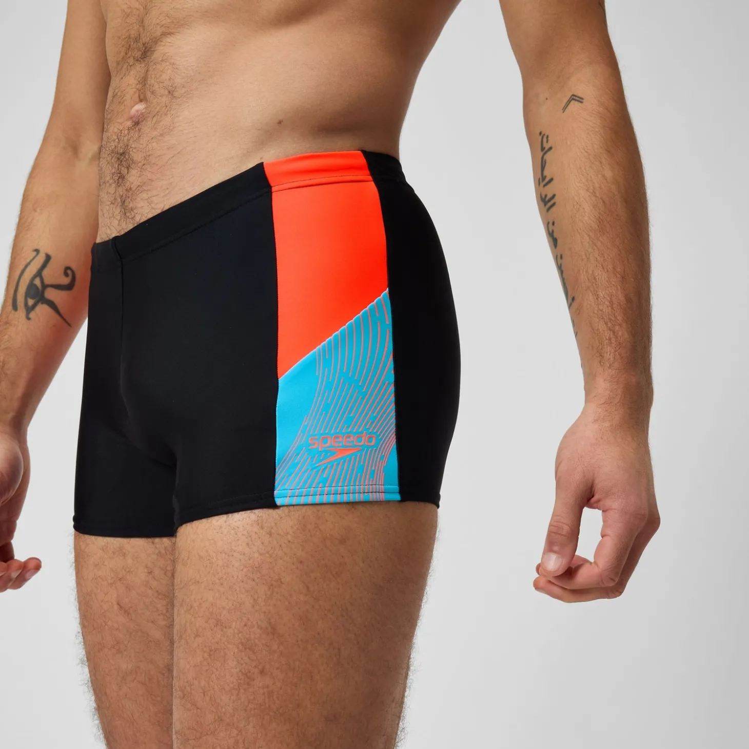 Flash Sale Short de bain Hommes Dive pour Hommes Noir/Rouge sirène/Bleu picton Homme Aquashorts