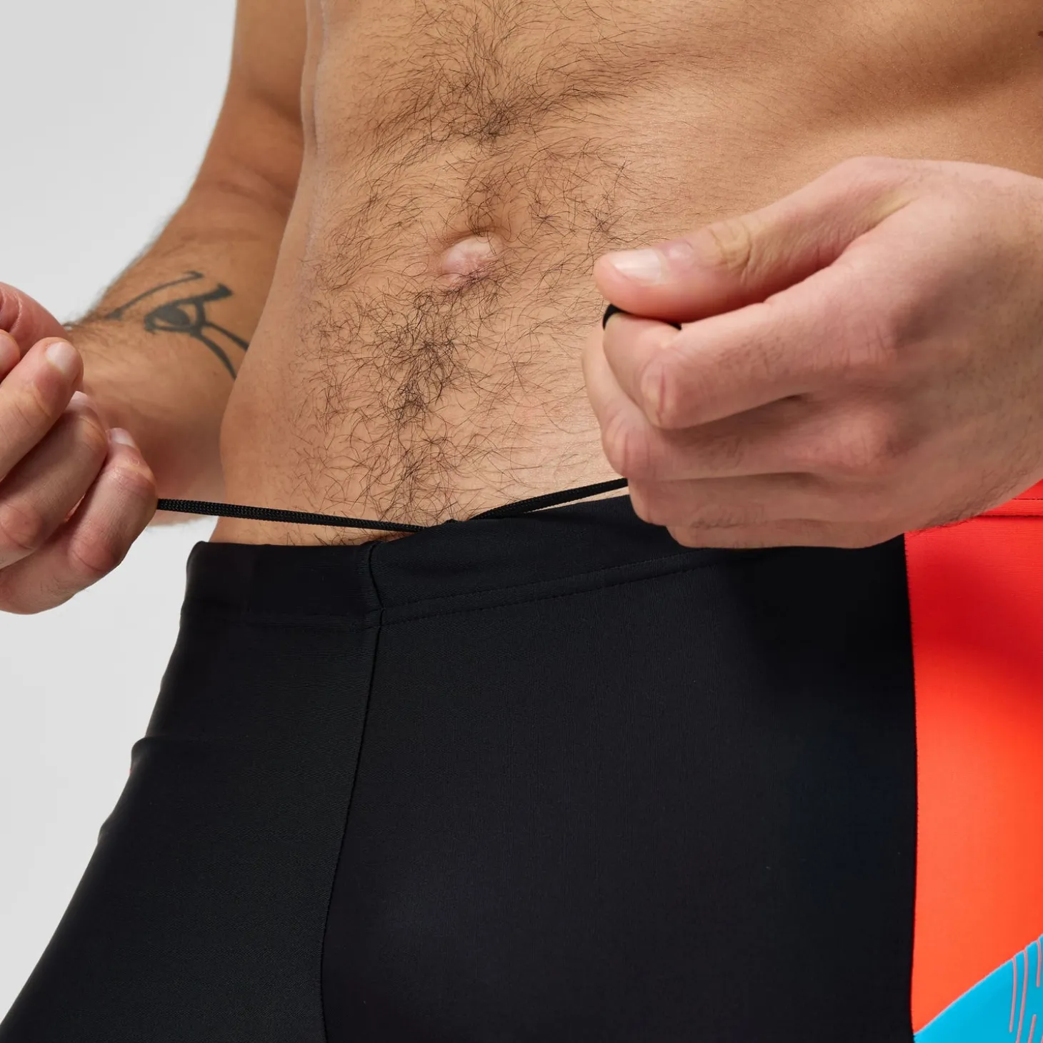 Flash Sale Short de bain Hommes Dive pour Hommes Noir/Rouge sirène/Bleu picton Homme Aquashorts