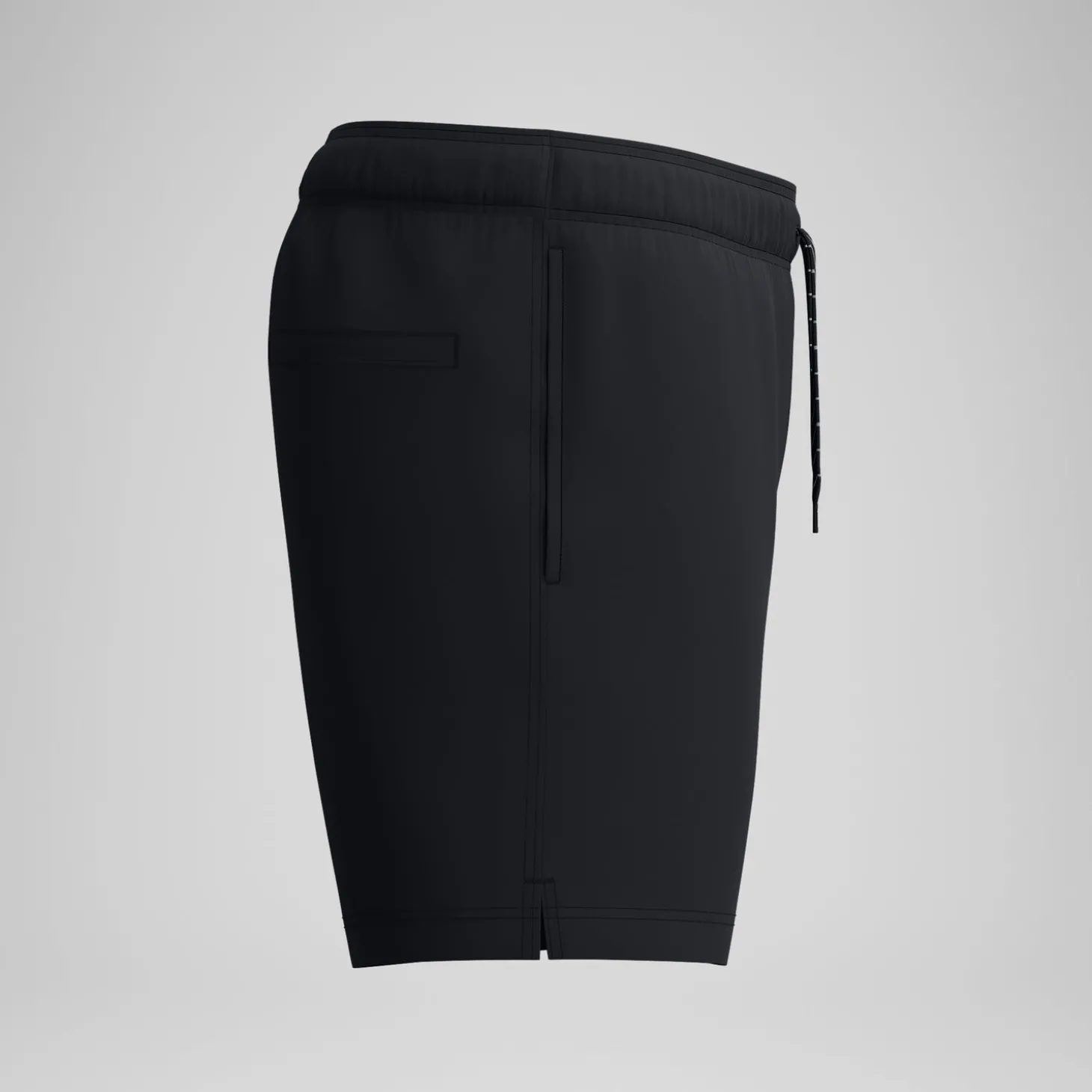 New Short de bain Redondo Edge uni 40 cm, hommes, noir Homme Shorts De Bain