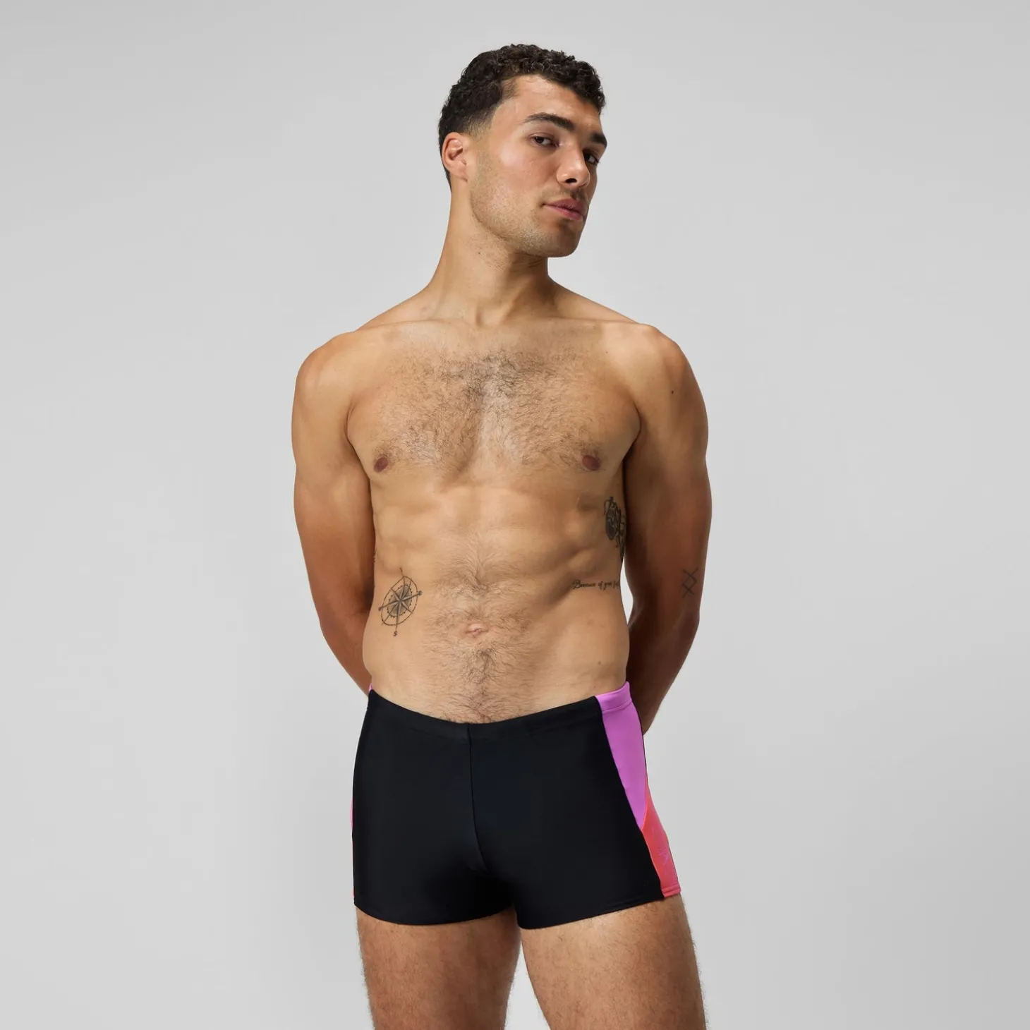 Discount Shorts de bain homme Dive noir/orange Homme Aquashorts