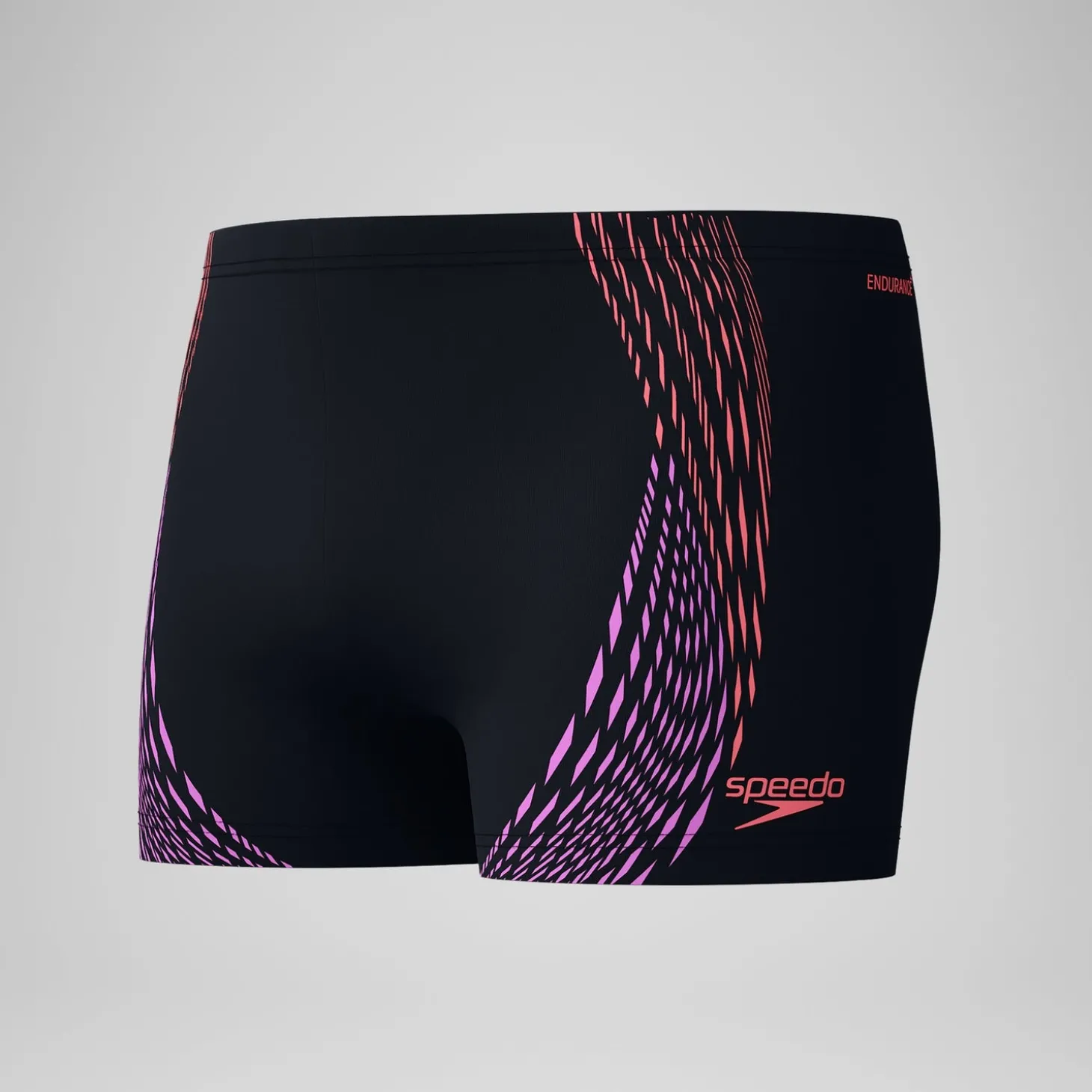 Hot Shorts de bain homme imprimé Duo Logo noir/orange Homme Aquashorts