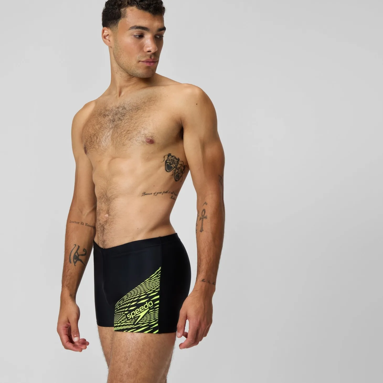 Best Shorts de bain homme Medley Logo jaune Homme Aquashorts