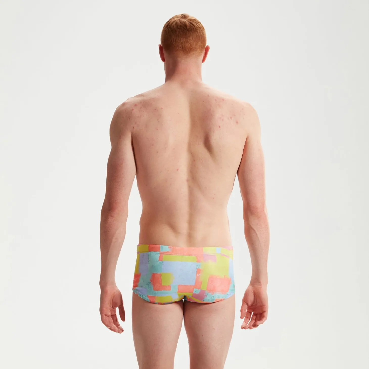 Best Slip de bain Club Training homme 17 cm Allover Digital Corail/vert/bleu Homme Slips De Bain