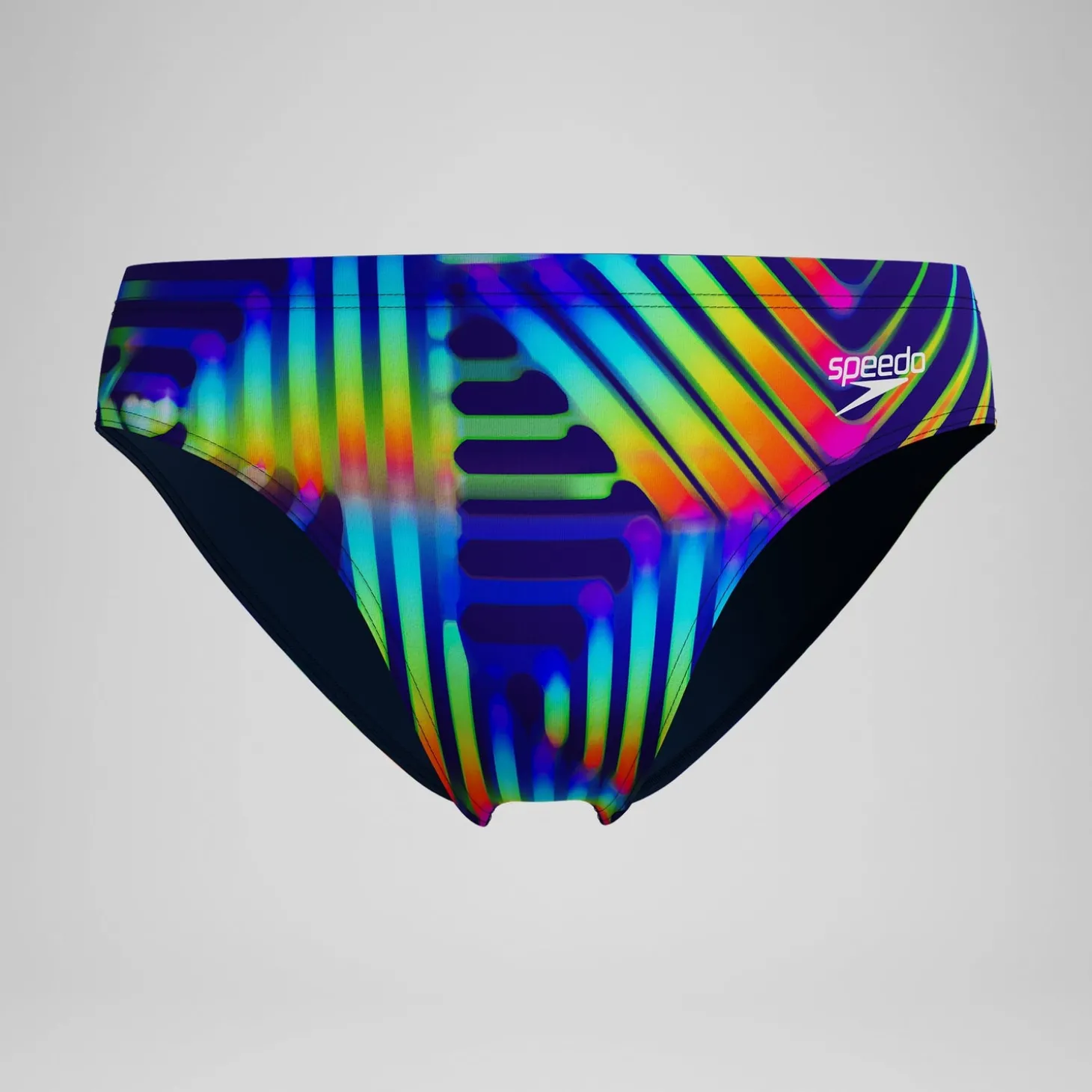Shop Slip de bain Homme Club Training imprimé 8 cm bleu marine/vert Homme Slips De Bain