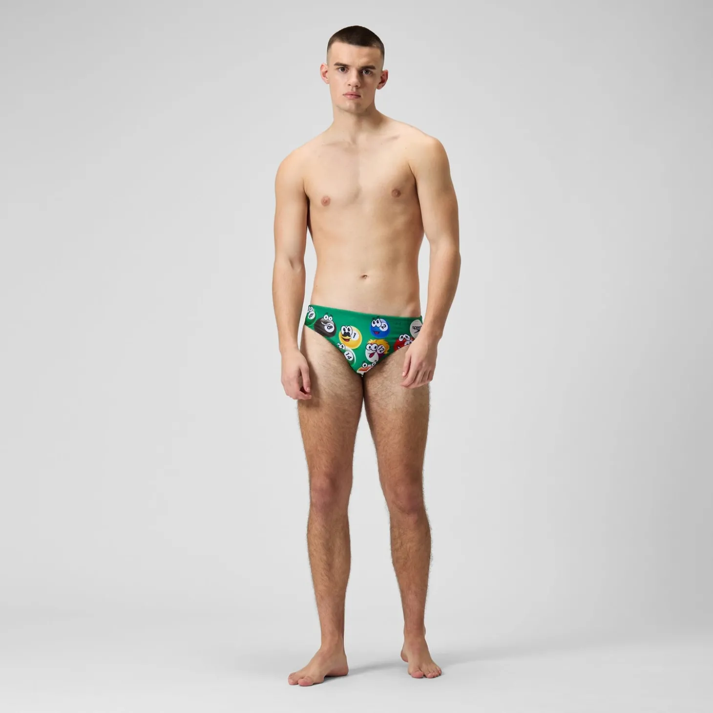 Store Slip de bain Hommes Escape 5 cm pour Hommes Vert vif Homme Slips De Bain