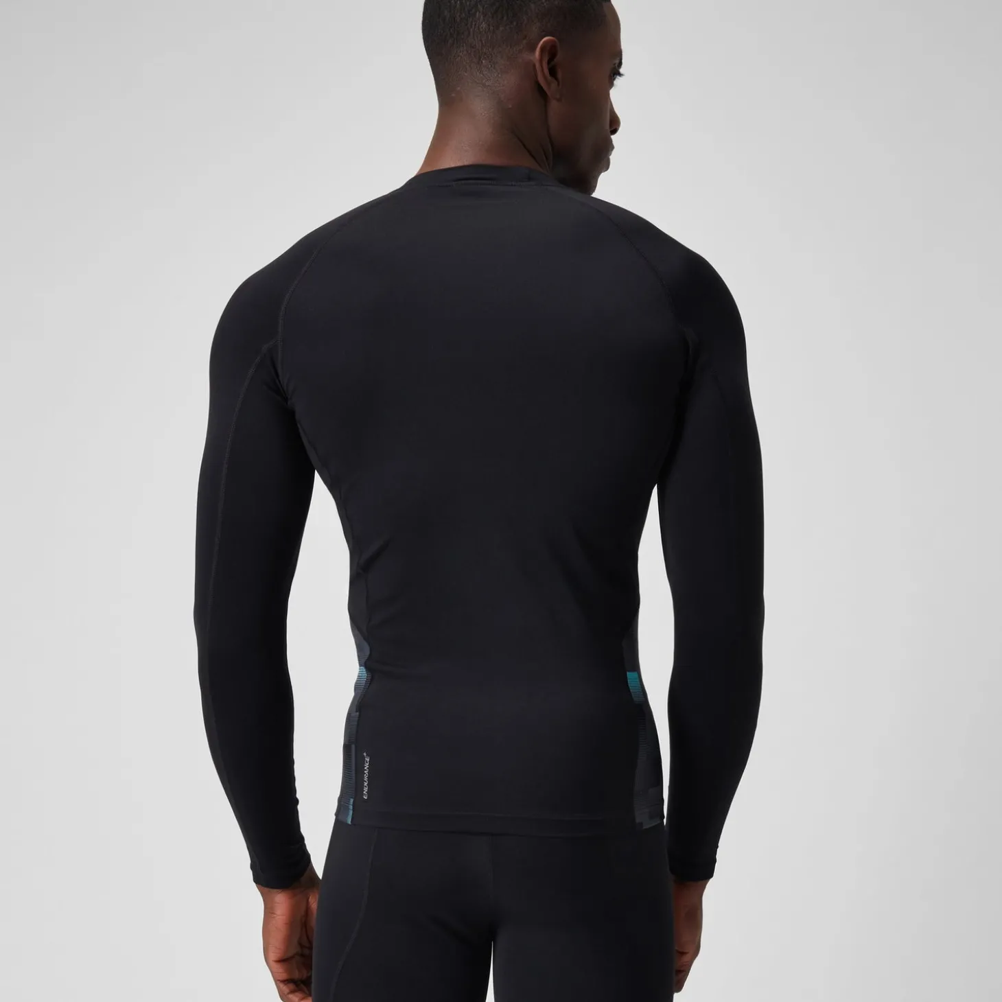 Store T-shirt rashguard Hommes END+ Splice pour Hommes Noir/Gris USA/Bleu marine Homme Combinaisons Thriatlon & Eau Libre